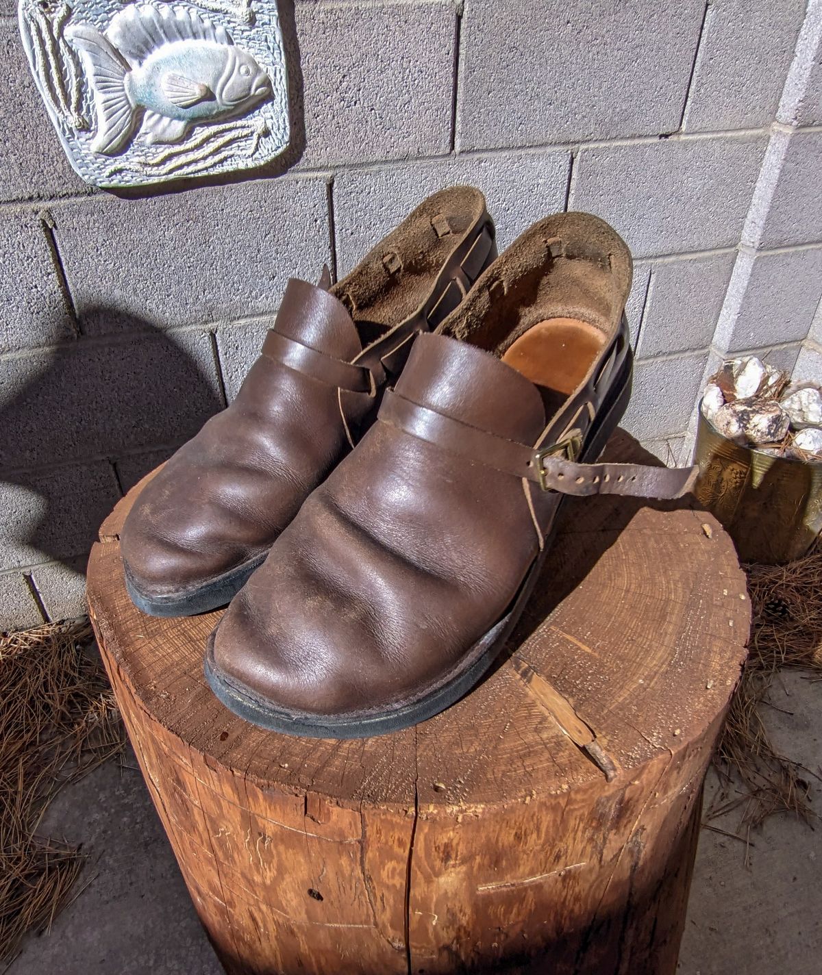 Photo by prospect_joe on November 17, 2024 of the Aurora Shoe Co. Middle English in Horween Olive Chromexcel.