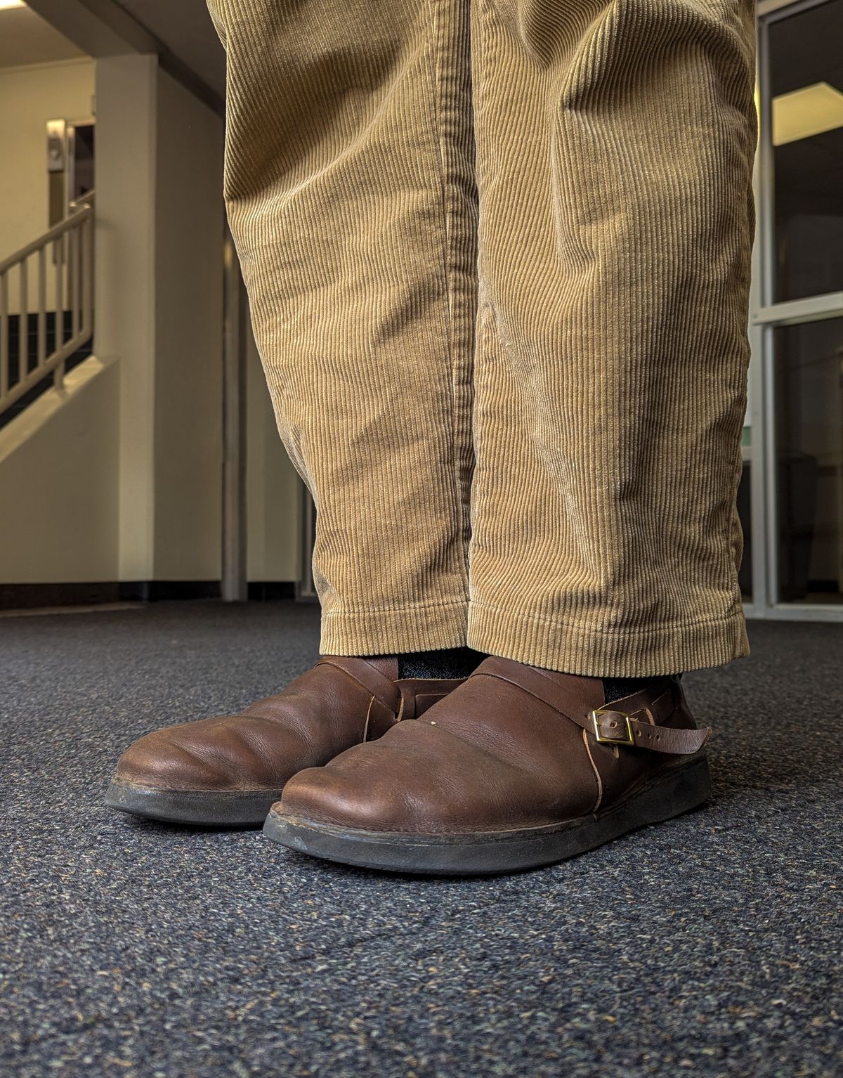 Photo by prospect_joe on January 19, 2025 of the Aurora Shoe Co. Middle English in Horween Olive Chromexcel.