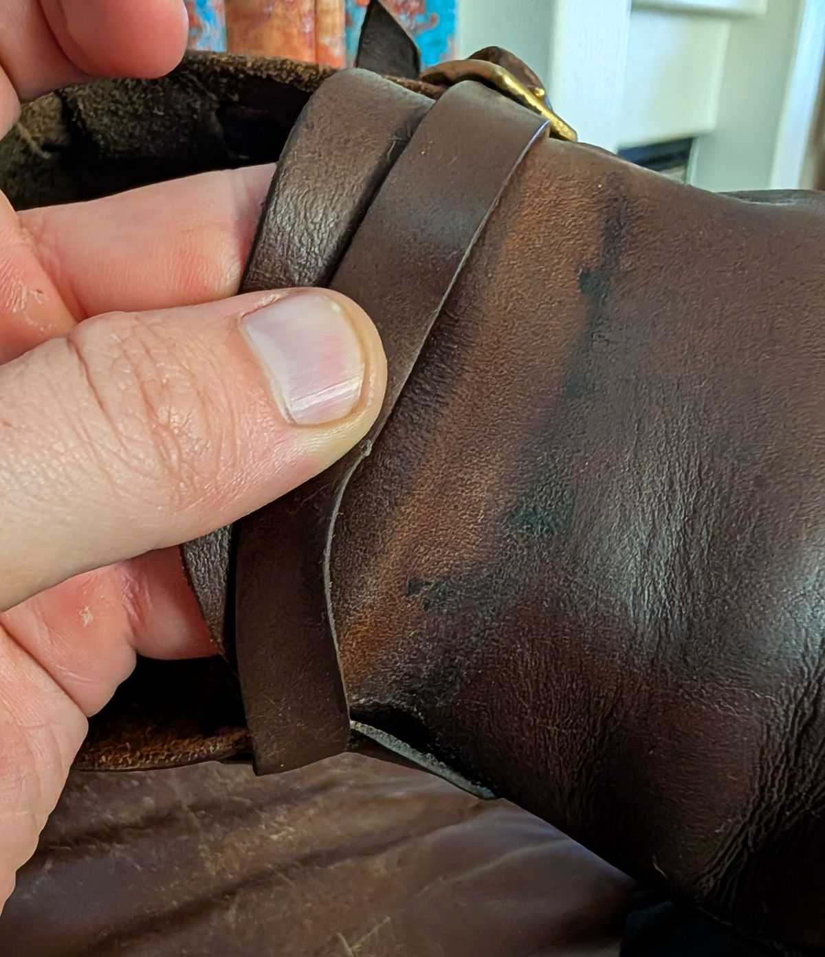 Photo by prospect_joe on July 20, 2025 of the Aurora Shoe Co. Middle English in Horween Olive Chromexcel.