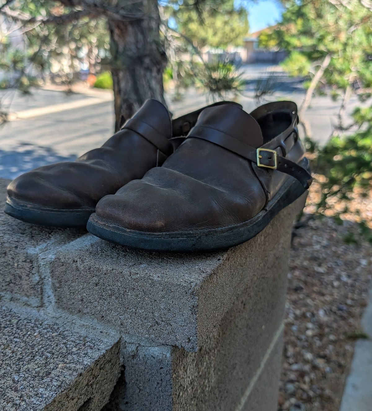 Photo by prospect_joe on September 14, 2025 of the Aurora Shoe Co. Middle English in Horween Olive Chromexcel.