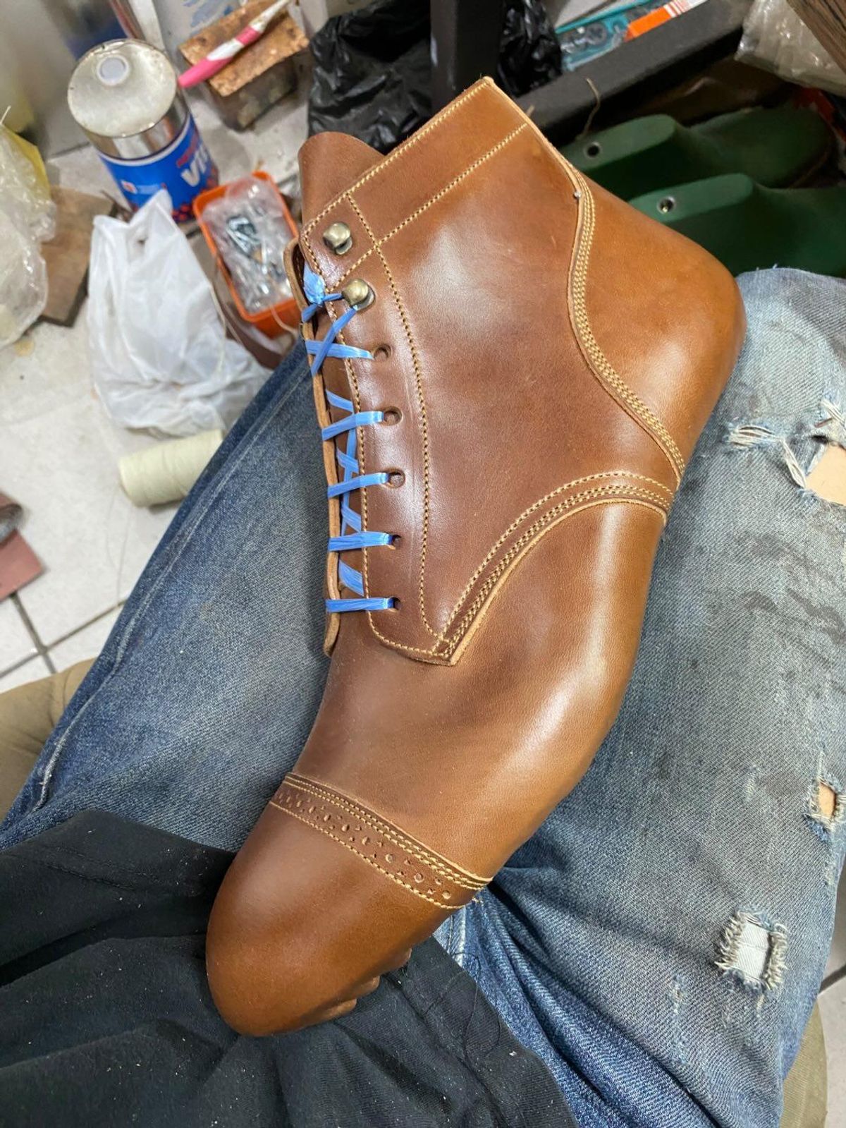 Photo by prospect_joe on March 14, 2025 of the Onderhoud SVC03 Service Boot in Maryam Toscanello TPR Horsebutt.