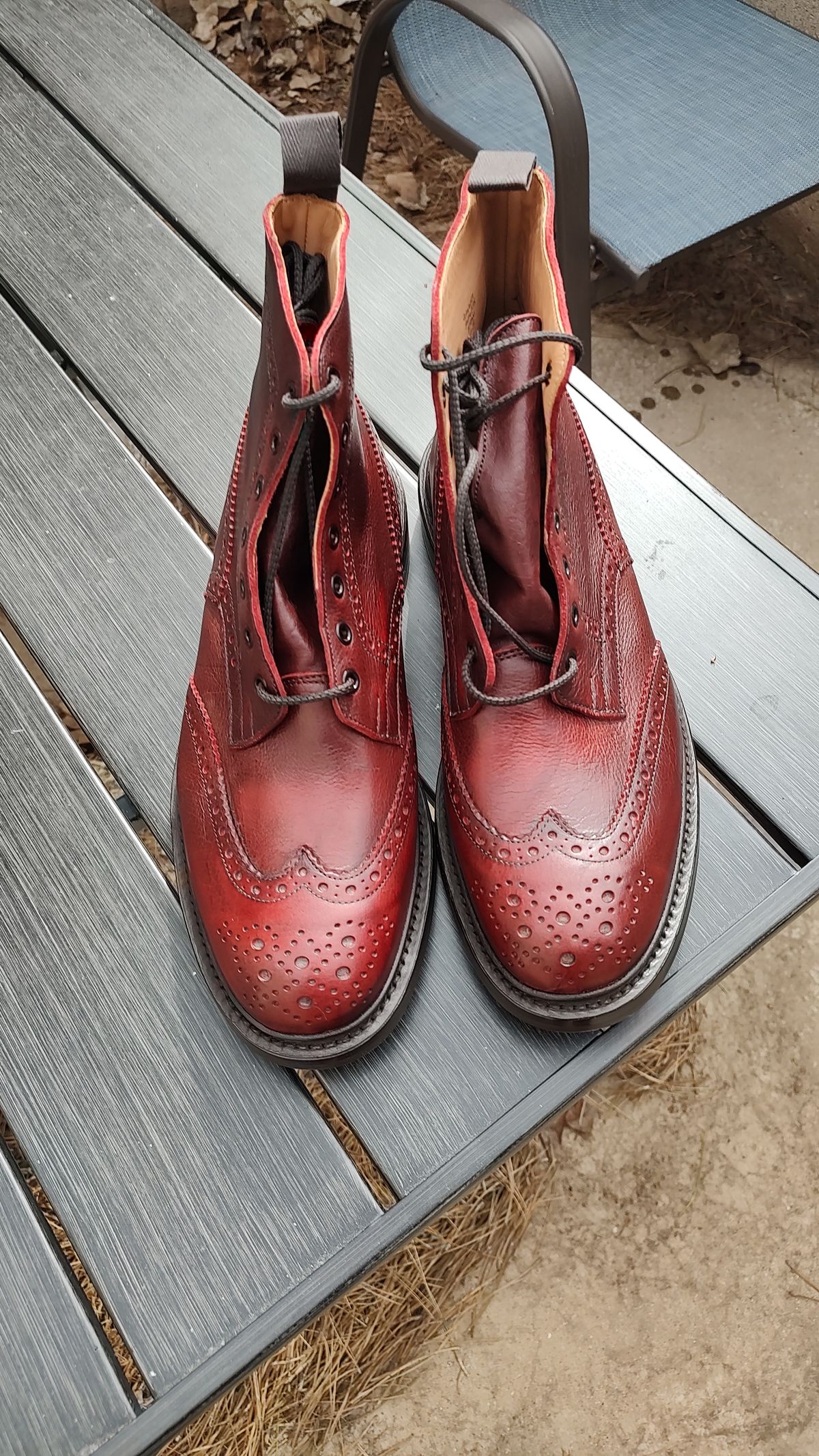 Photo by prospect_joe on April 8, 2024 of the Tricker's Stow in C.F. Stead Sign Classic Kudu.