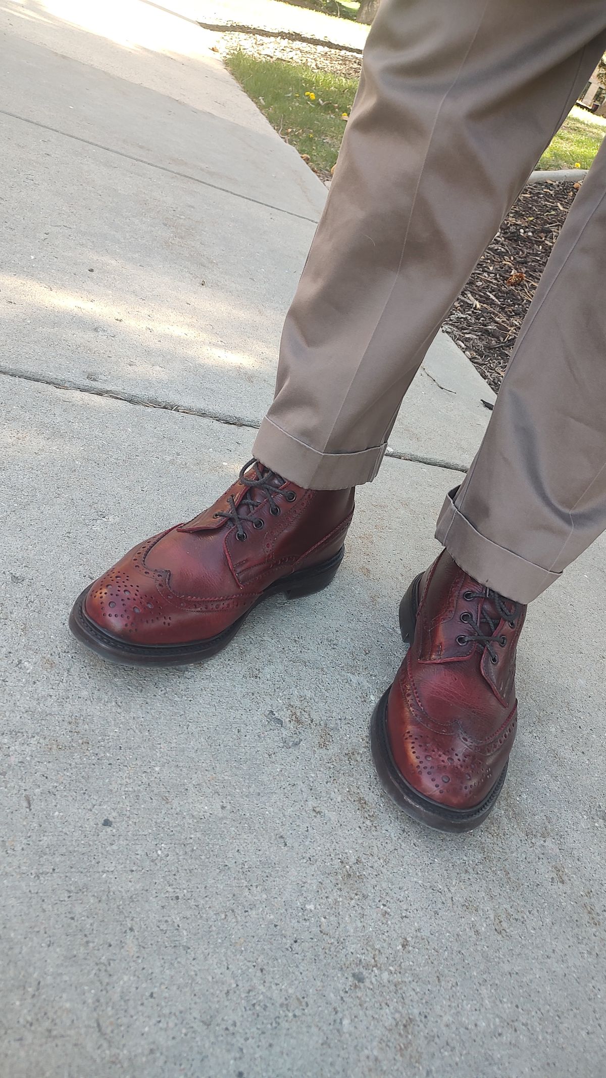 Photo by prospect_joe on April 16, 2024 of the Tricker's Stow in C.F. Stead Sign Classic Kudu.