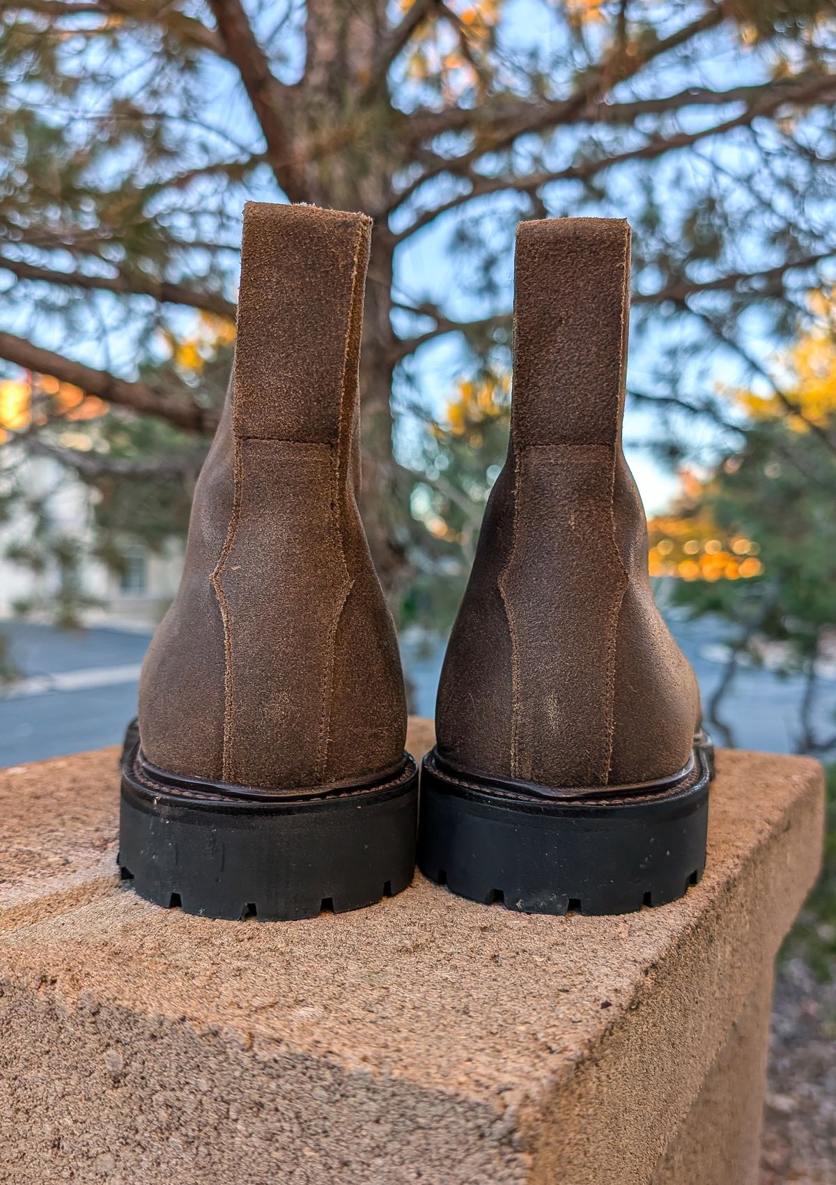 Photo by prospect_joe on November 2, 2025 of the Crockett & Jones Shannon in Crockett & Jones / Natural Rough Out Suede.