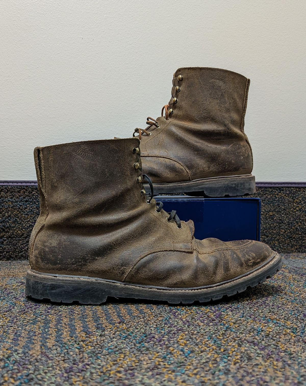 Photo by prospect_joe on December 14, 2025 of the Crockett & Jones Shannon in Crockett & Jones / Natural Rough Out Suede.