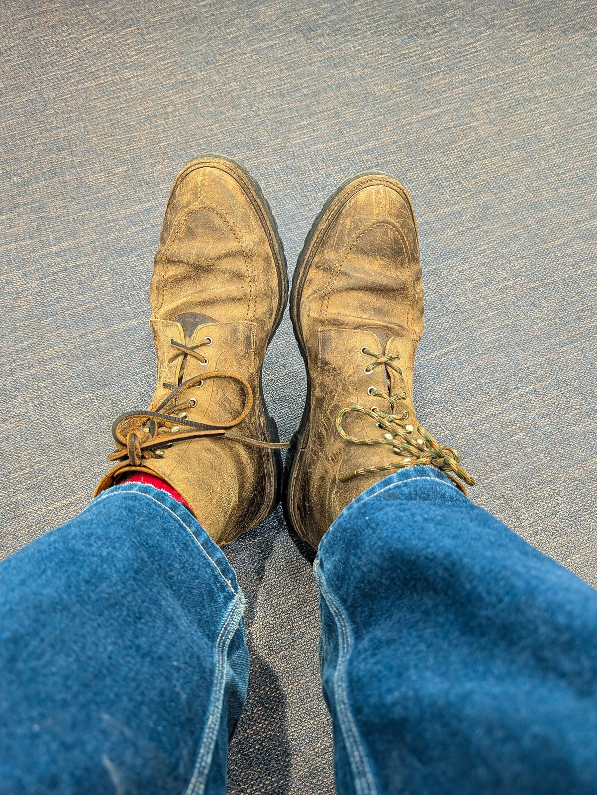 Photo by prospect_joe on December 21, 2025 of the Crockett & Jones Shannon in Crockett & Jones / Natural Rough Out Suede.