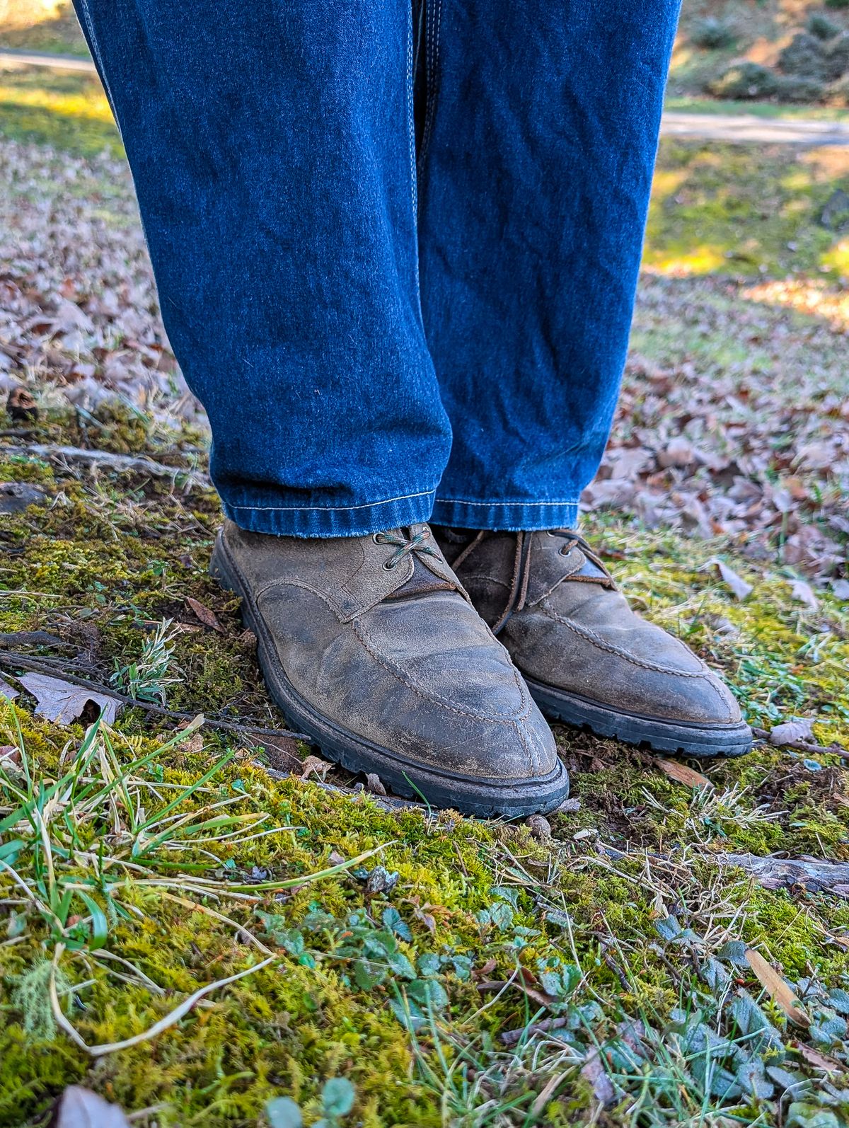 Photo by prospect_joe on December 27, 2025 of the Crockett & Jones Shannon in Crockett & Jones / Natural Rough Out Suede.