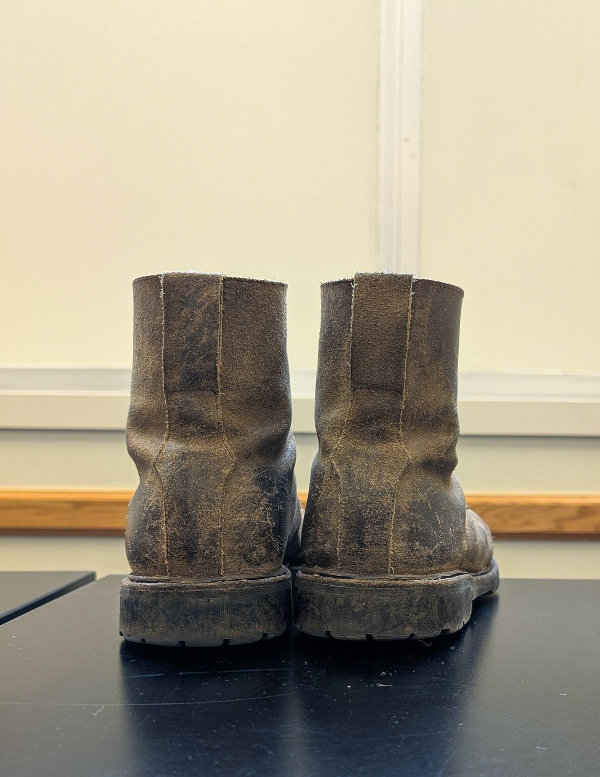 Photo by prospect_joe on January 1, 2026 of the Crockett & Jones Shannon in Crockett & Jones / Natural Rough Out Suede.