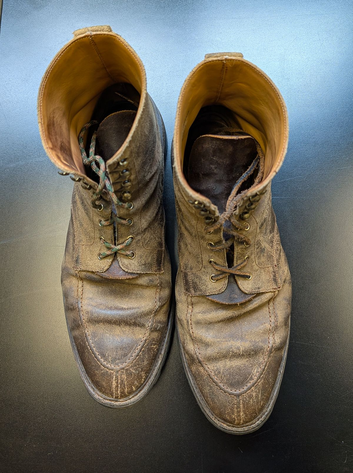 Photo by prospect_joe on January 1, 2026 of the Crockett & Jones Shannon in Crockett & Jones / Natural Rough Out Suede.