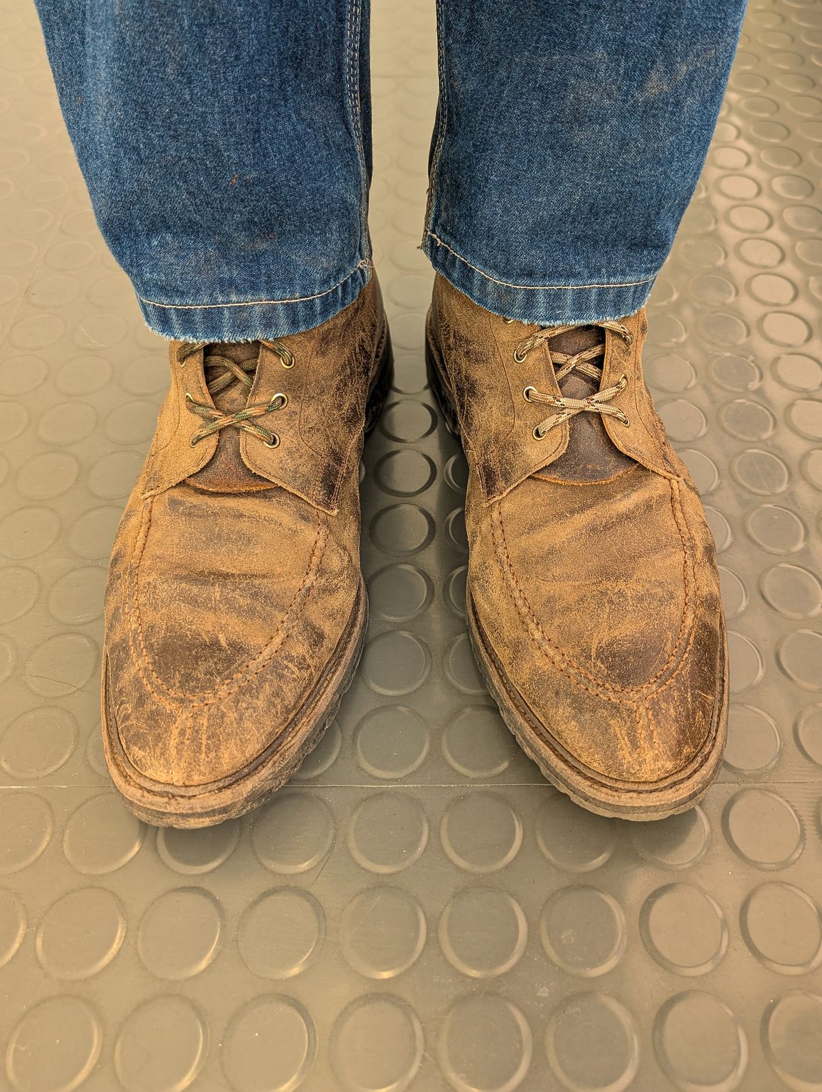 Photo by prospect_joe on January 24, 2026 of the Crockett & Jones Shannon in Crockett & Jones / Natural Rough Out Suede.