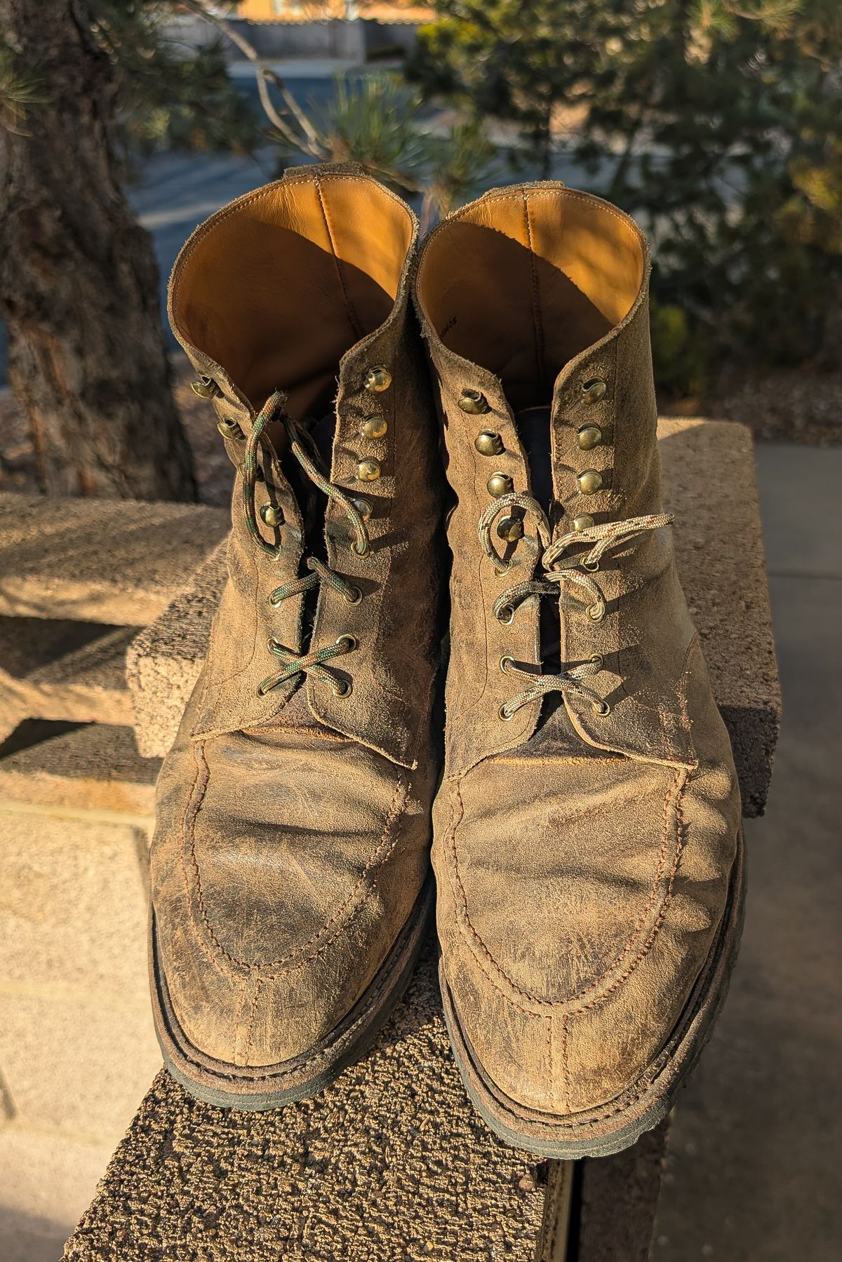 Photo by prospect_joe on January 31, 2026 of the Crockett & Jones Shannon in Crockett & Jones / Natural Rough Out Suede.