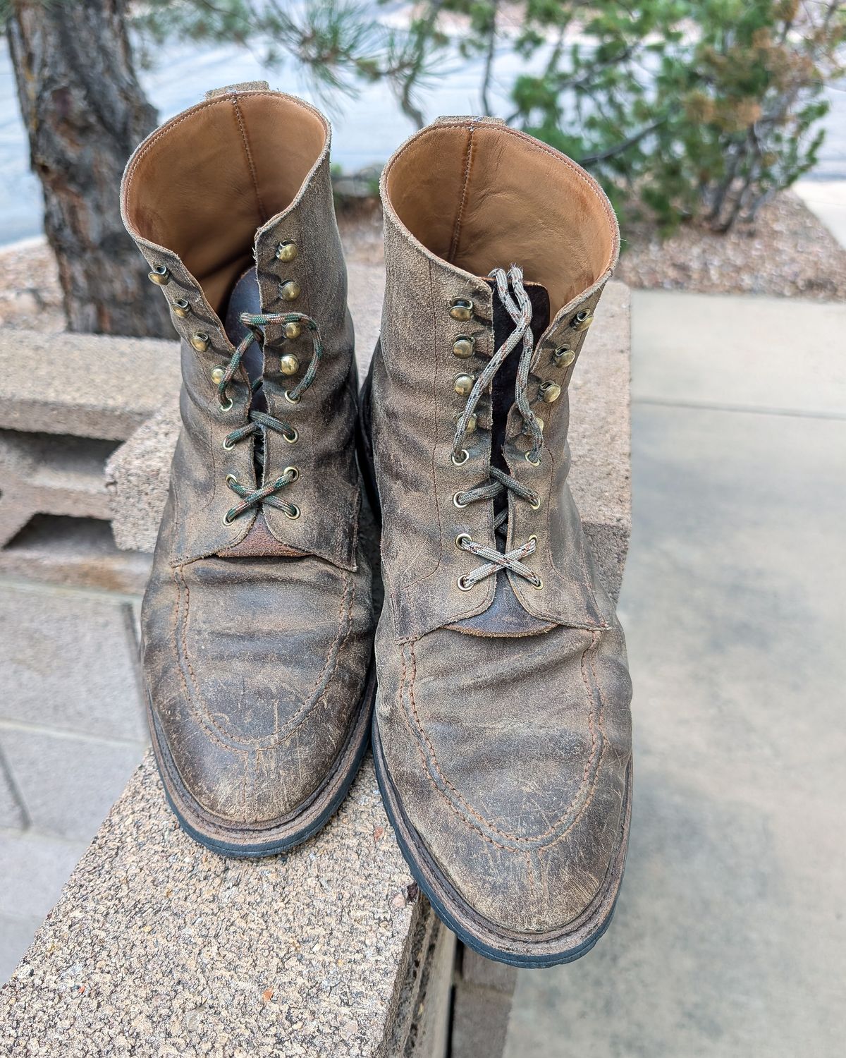 Photo by prospect_joe on March 2, 2026 of the Crockett & Jones Shannon in Crockett & Jones / Natural Rough Out Suede.
