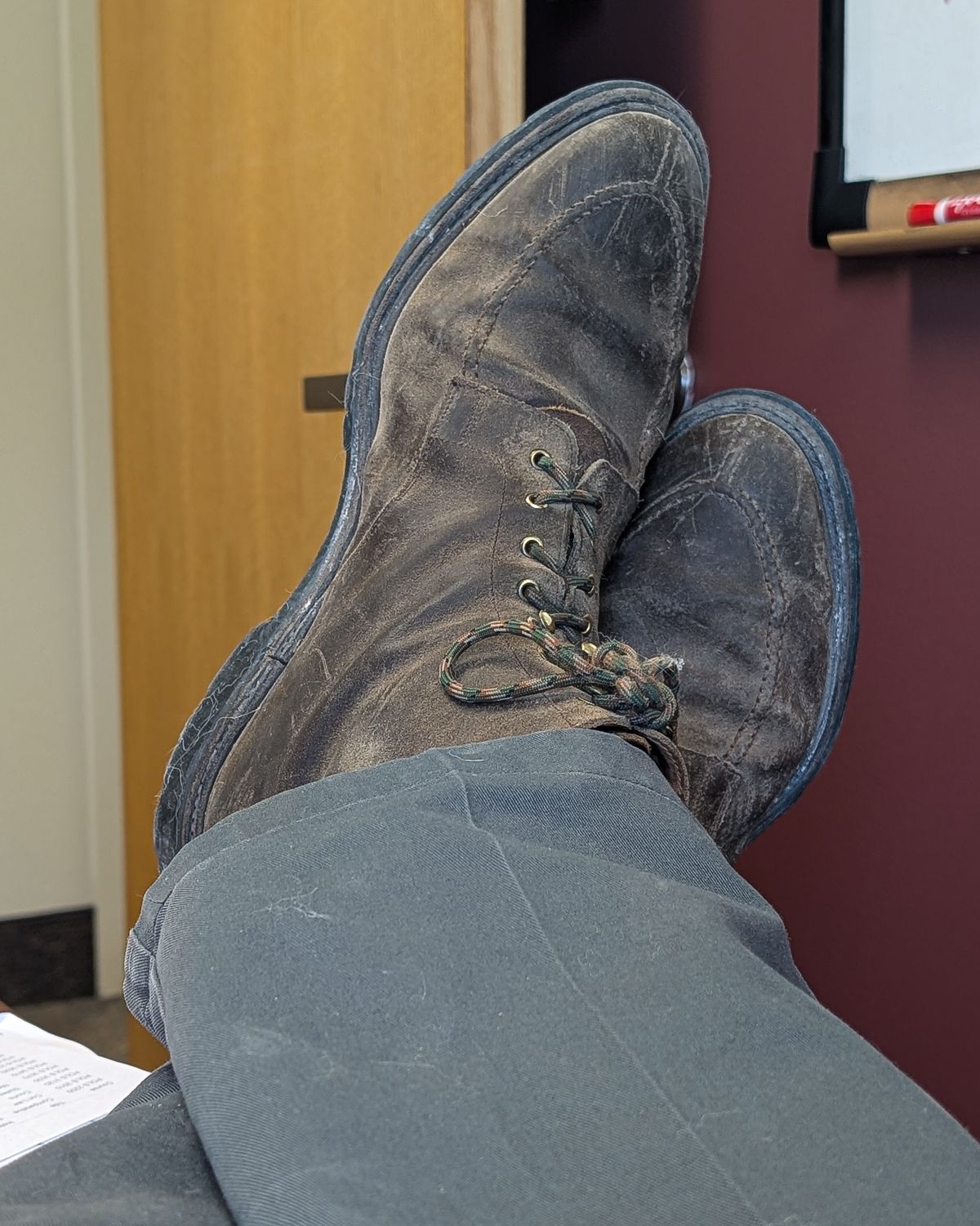 Photo by prospect_joe on March 20, 2026 of the Crockett & Jones Shannon in Crockett & Jones / Natural Rough Out Suede.