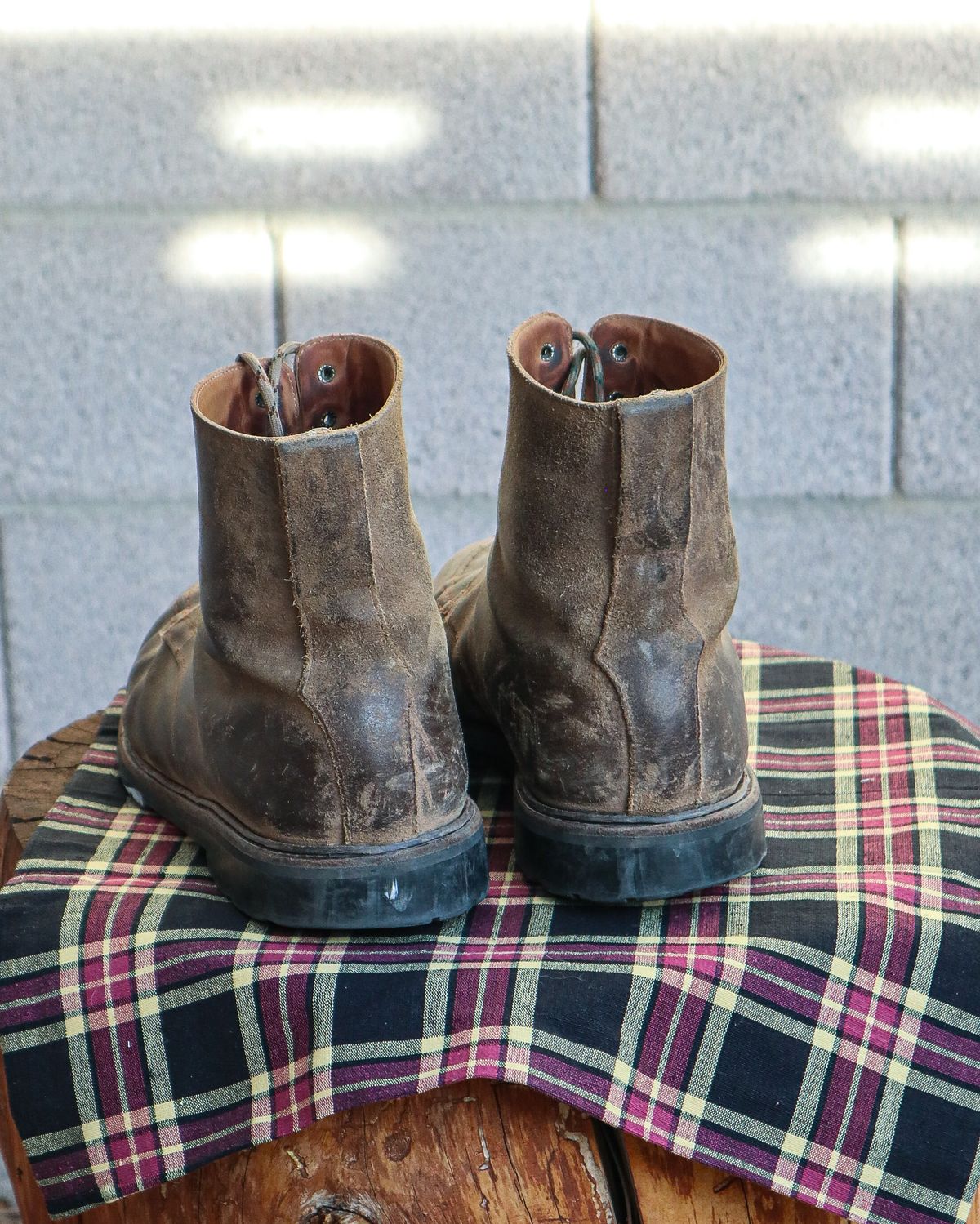 Photo by prospect_joe on March 31, 2026 of the Crockett & Jones Shannon in Crockett & Jones / Natural Rough Out Suede.