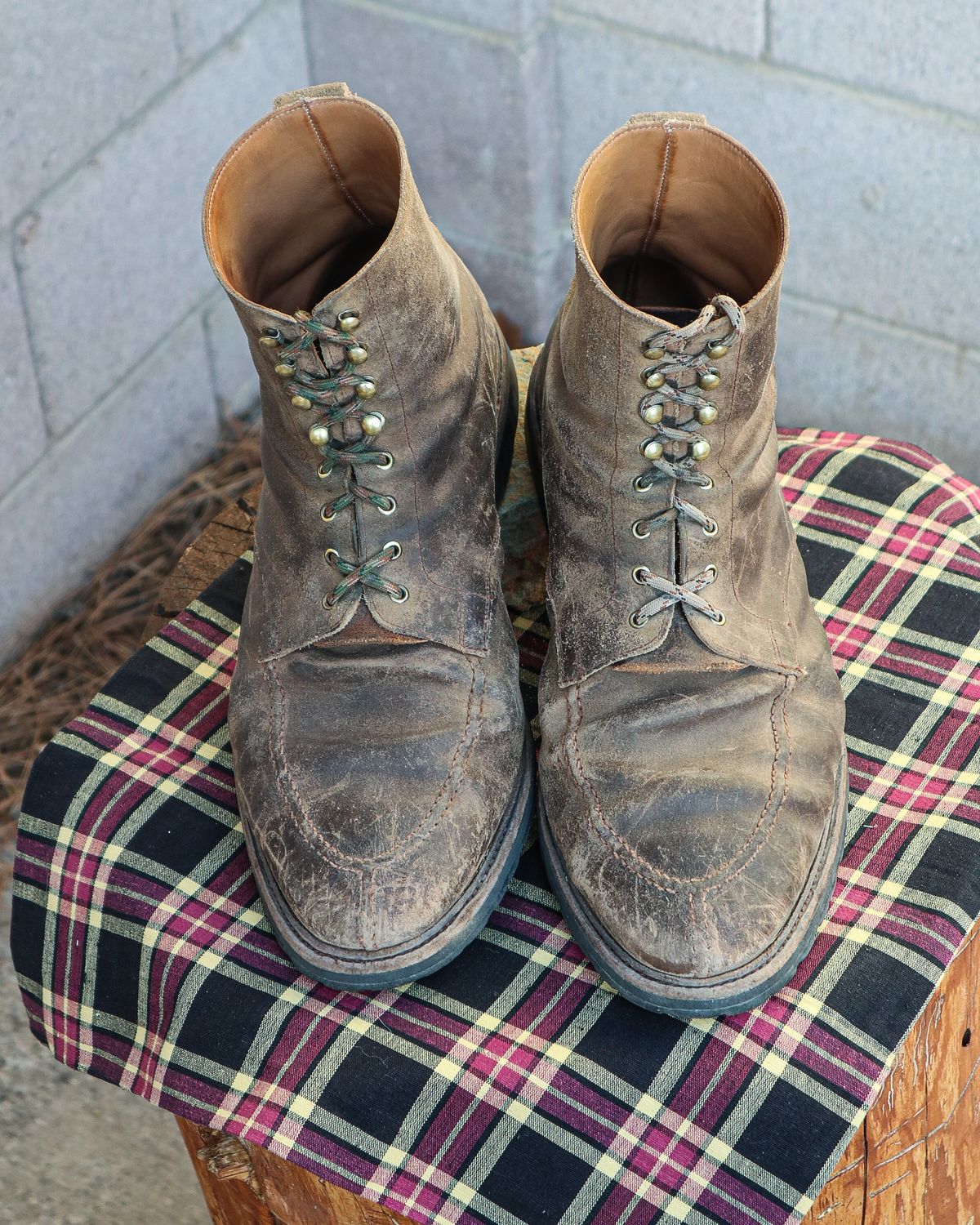 Photo by prospect_joe on March 31, 2026 of the Crockett & Jones Shannon in Crockett & Jones / Natural Rough Out Suede.