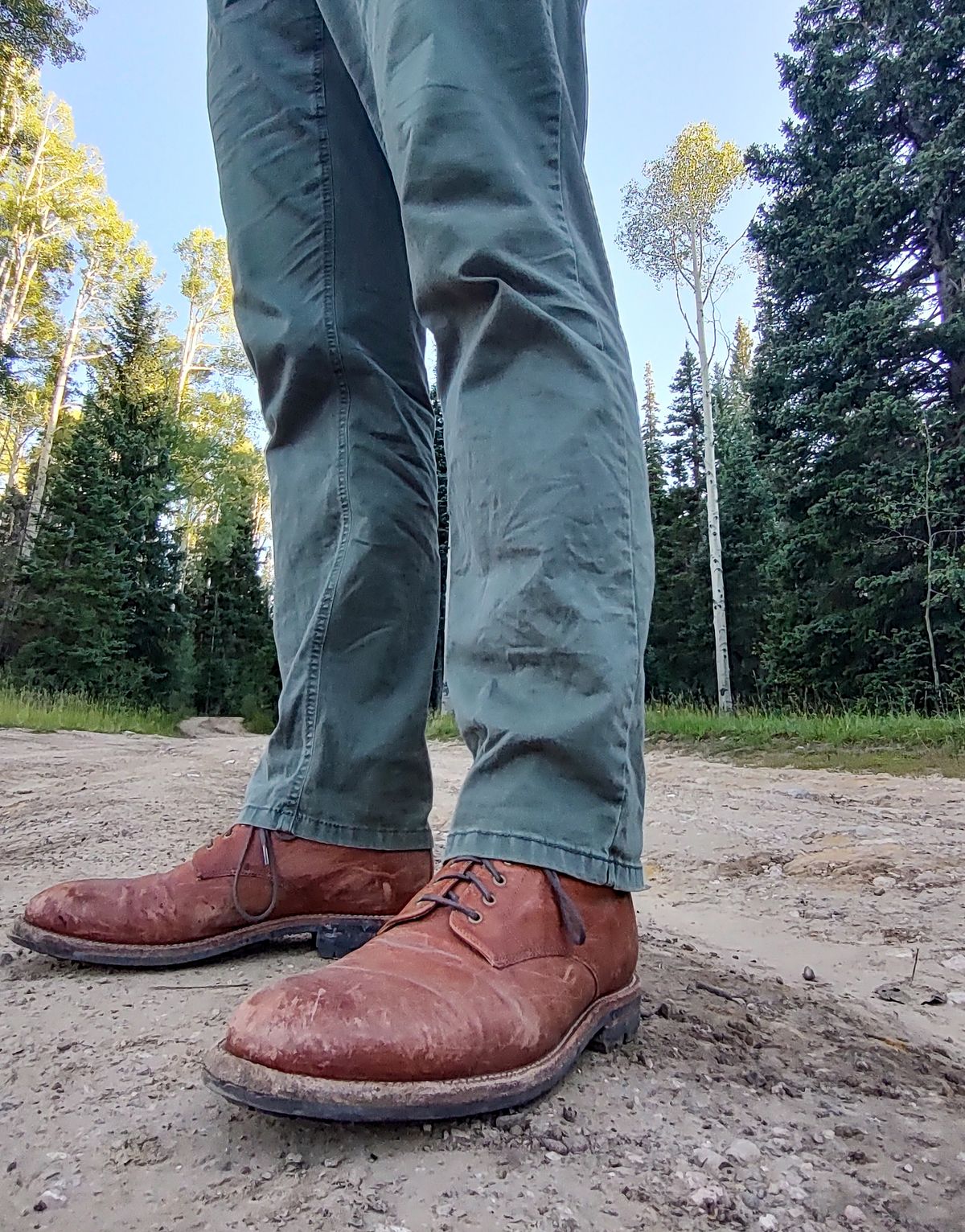 Photo by prospect_joe on August 29, 2023 of the Grant Stone Edward Boot in Incas Rust Kangaroo.