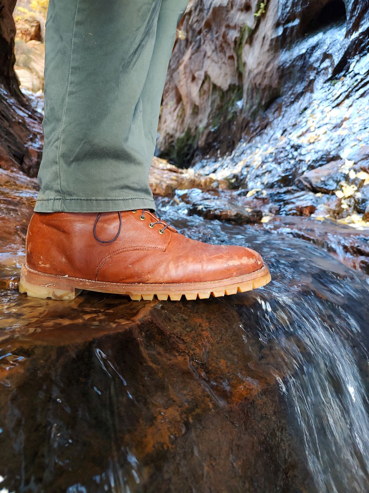 Photo by prospect_joe on November 16, 2023 of the Grant Stone Edward Boot in Incas Rust Kangaroo.