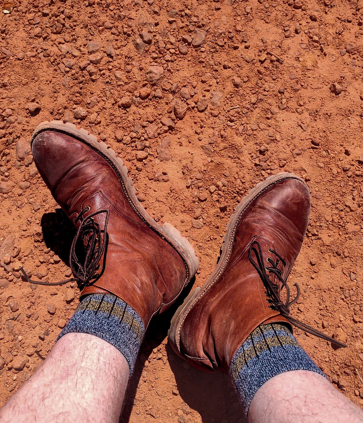 Photo by prospect_joe on May 1, 2024 of the Grant Stone Edward Boot in Incas Rust Kangaroo.