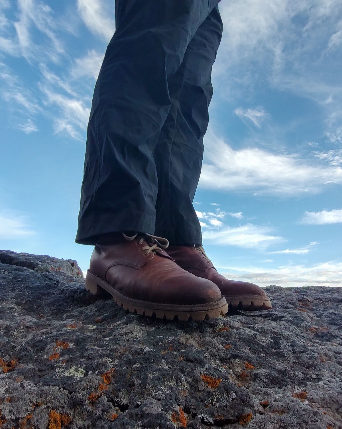 Photo by prospect_joe on August 2, 2024 of the Grant Stone Edward Boot in Incas Rust Kangaroo.