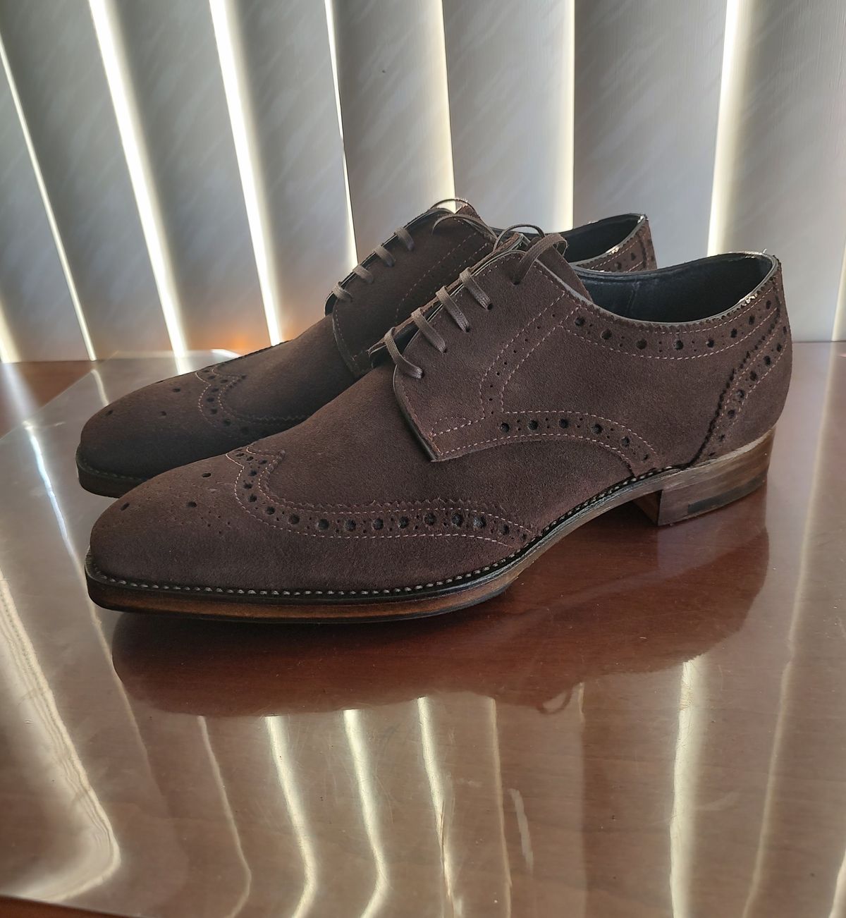 Photo by prospect_joe on February 28, 2023 of the The Last Shoemaker Boston in Brown Suede.