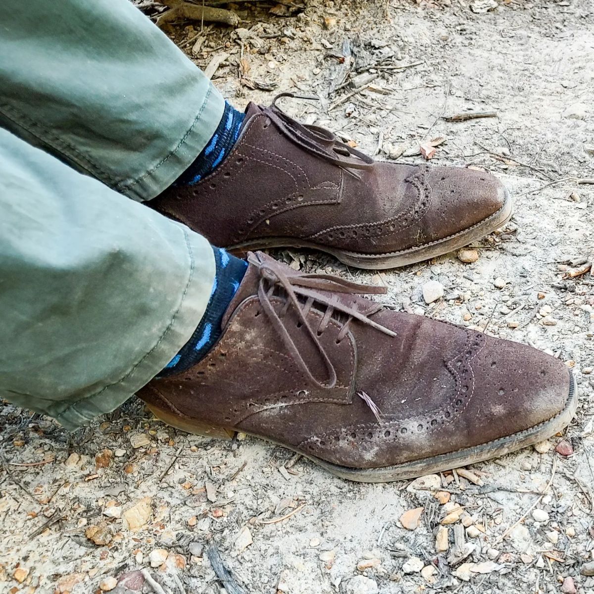 Photo by prospect_joe on June 29, 2023 of the The Last Shoemaker Boston in Brown Suede.