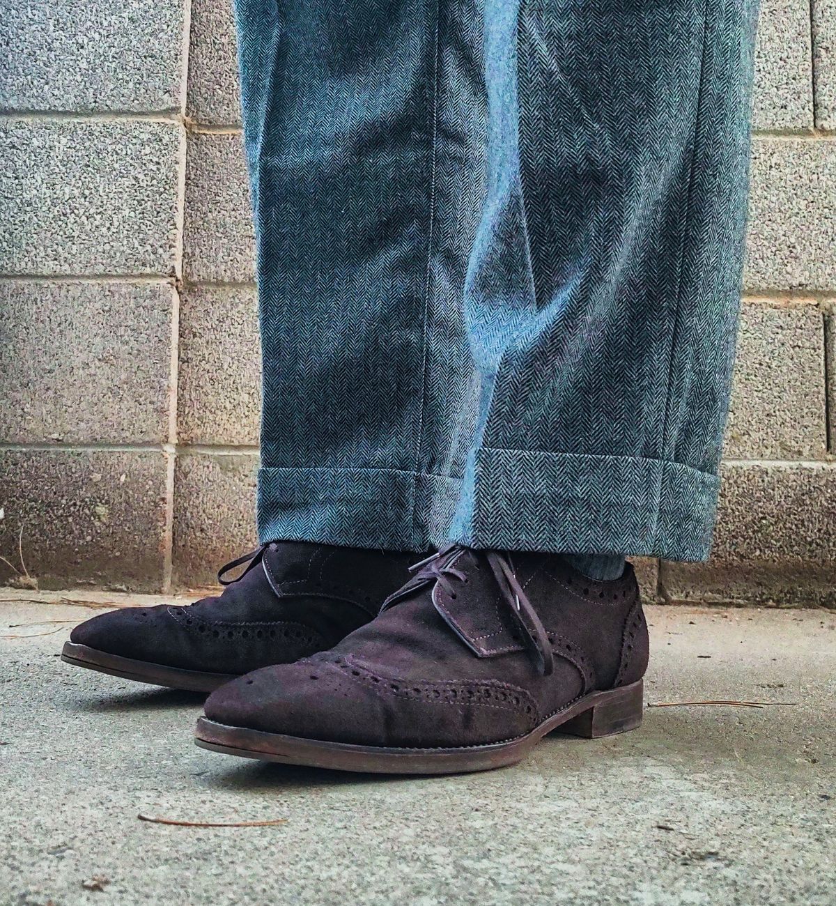 Photo by prospect_joe on September 15, 2023 of the The Last Shoemaker Boston in Brown Suede.