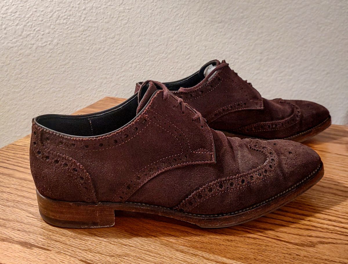 Photo by prospect_joe on September 24, 2023 of the The Last Shoemaker Boston in Brown Suede.