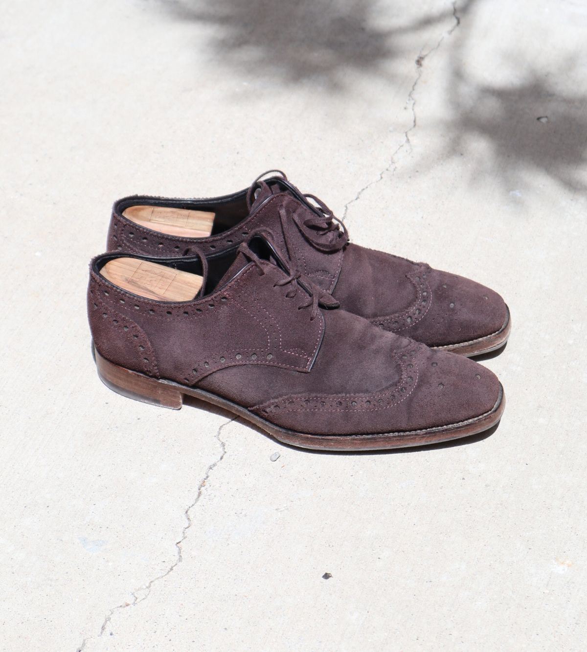 Photo by prospect_joe on April 14, 2024 of the The Last Shoemaker Boston in Brown Suede.