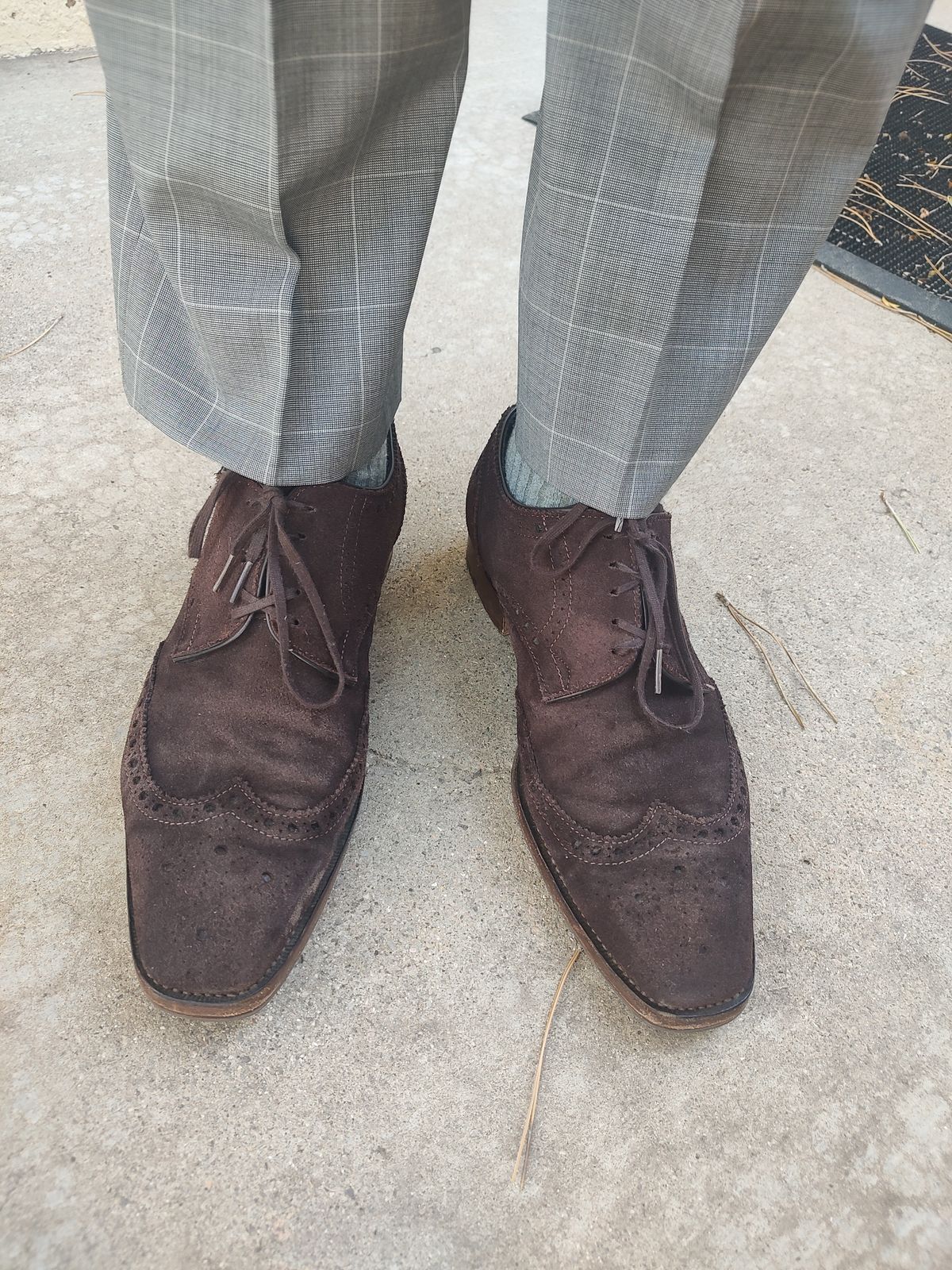 Photo by prospect_joe on August 12, 2024 of the The Last Shoemaker Boston in Brown Suede.