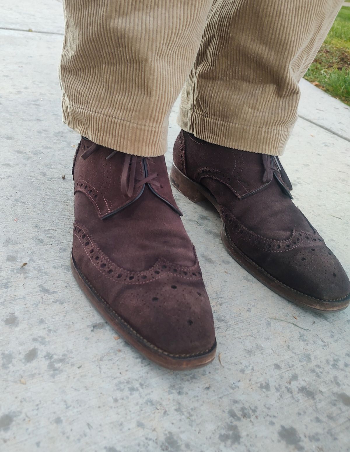 Photo by prospect_joe on September 13, 2024 of the The Last Shoemaker Boston in Brown Suede.