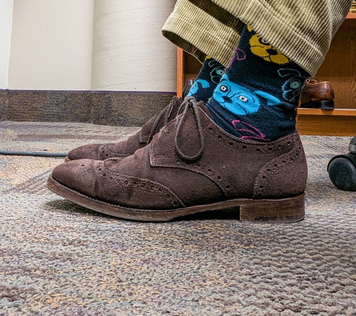Photo by prospect_joe on January 21, 2025 of the The Last Shoemaker Boston in Brown Suede.
