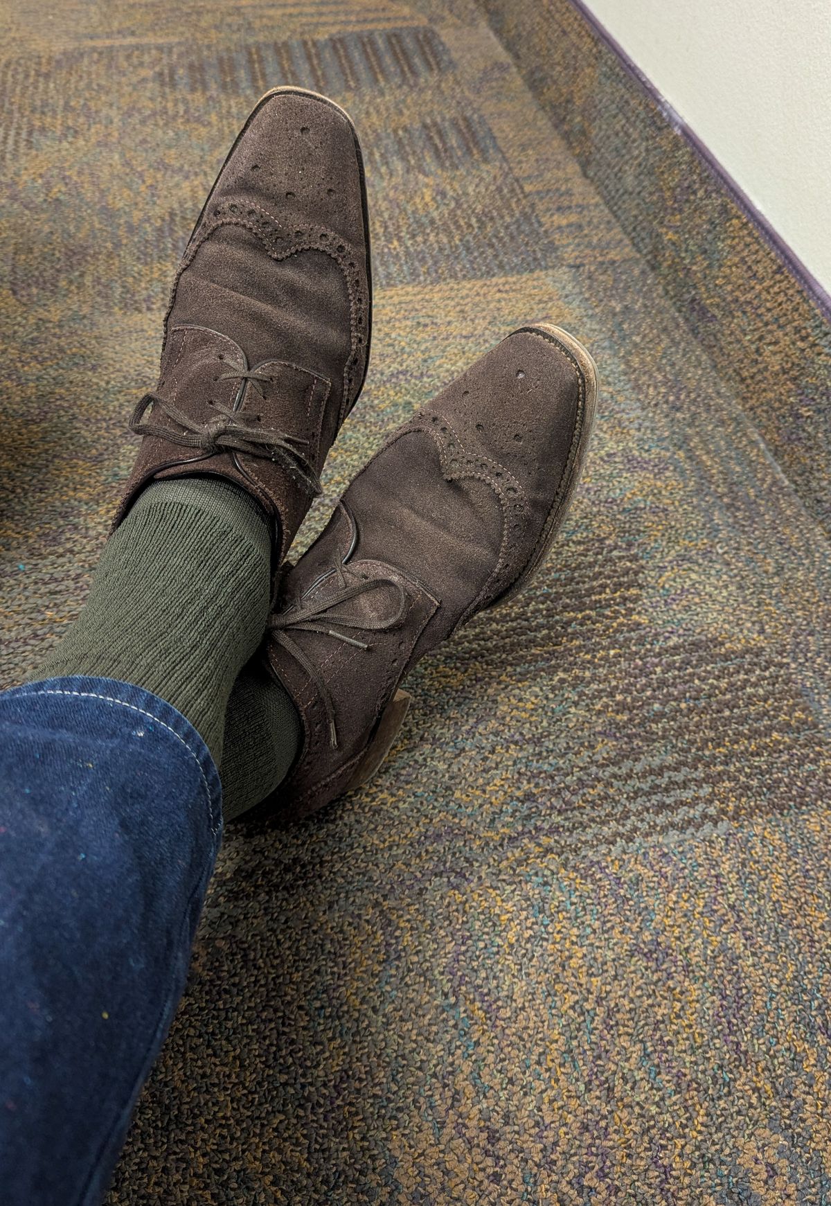 Photo by prospect_joe on February 26, 2025 of the The Last Shoemaker Boston in Brown Suede.