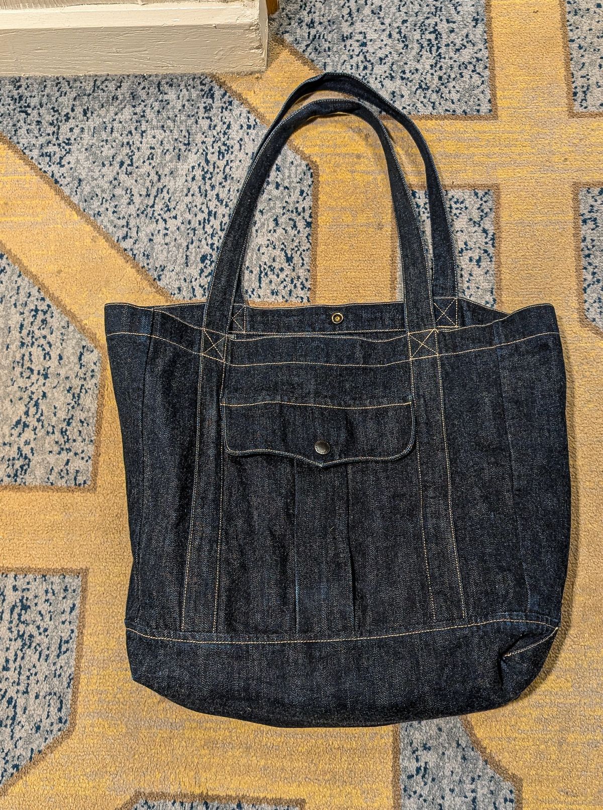 Photo by prospect_joe on January 15, 2026 of the Red Tornado Tote Bag in Unknown Material.