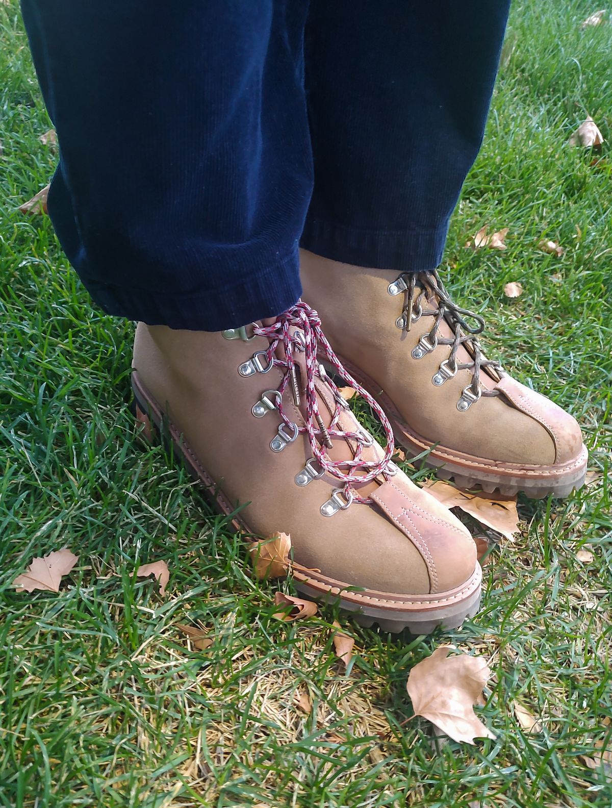 Photo by prospect_joe on October 2, 2024 of the Grenson Bobby in Light-Tan Suede & Ginger Nubuck.