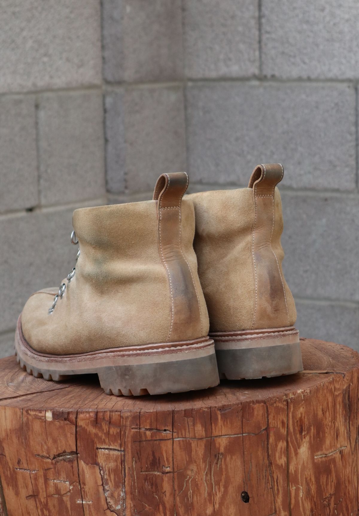 Photo by prospect_joe on November 2, 2024 of the Grenson Bobby in Light-Tan Suede & Ginger Nubuck.