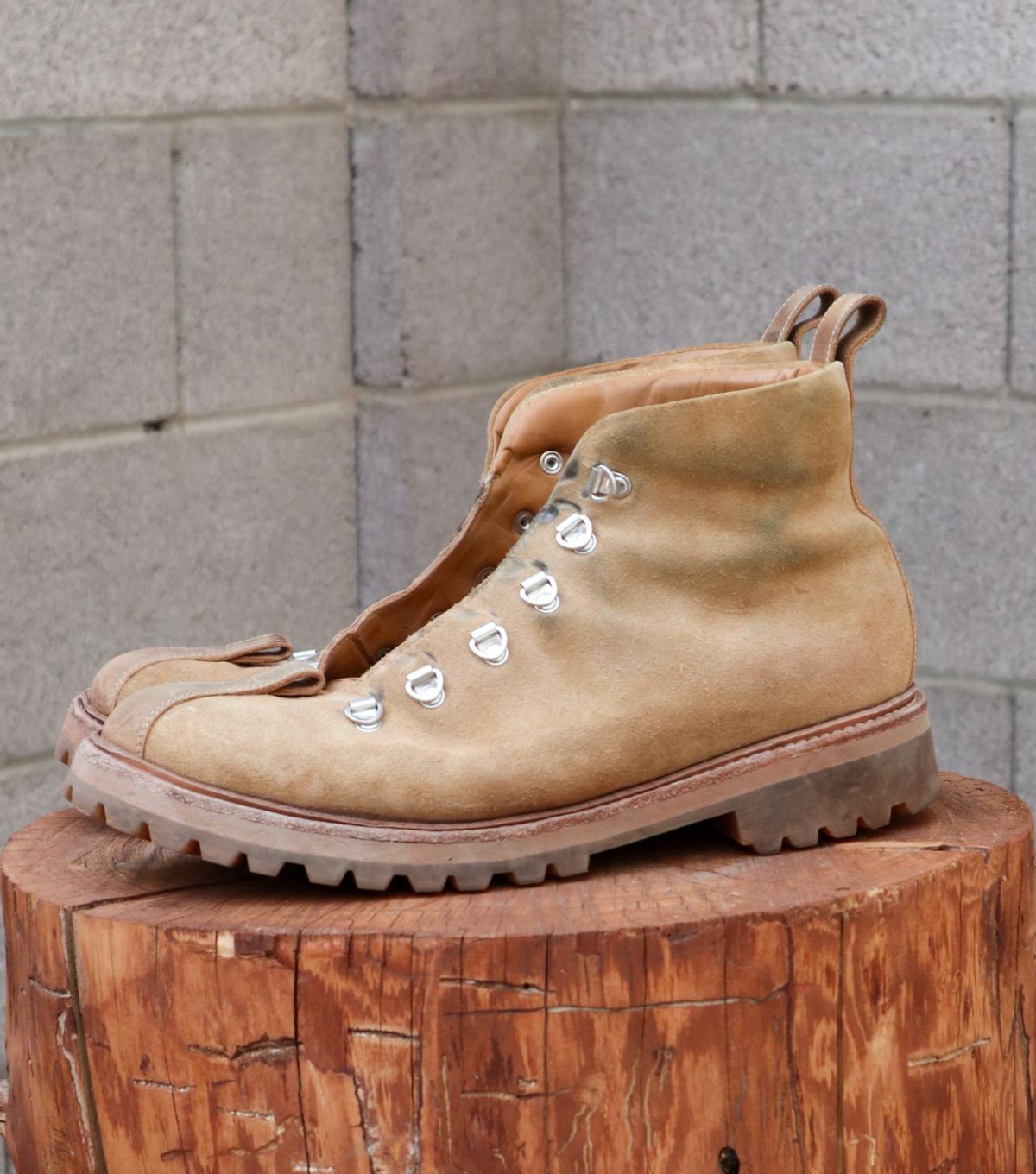 Photo by prospect_joe on November 2, 2024 of the Grenson Bobby in Light-Tan Suede & Ginger Nubuck.