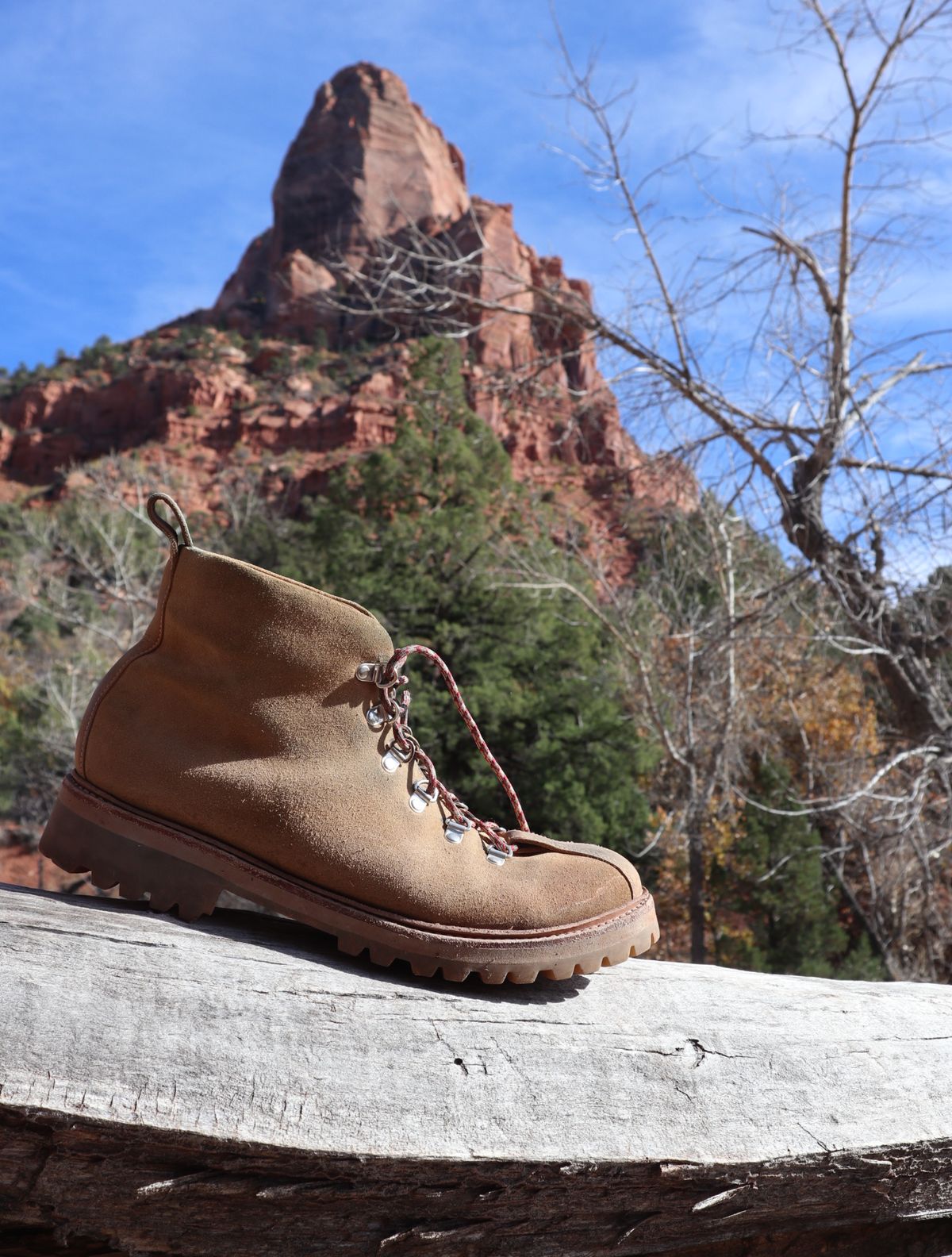 Photo by prospect_joe on October 31, 2024 of the Grenson Bobby in Light-Tan Suede & Ginger Nubuck.