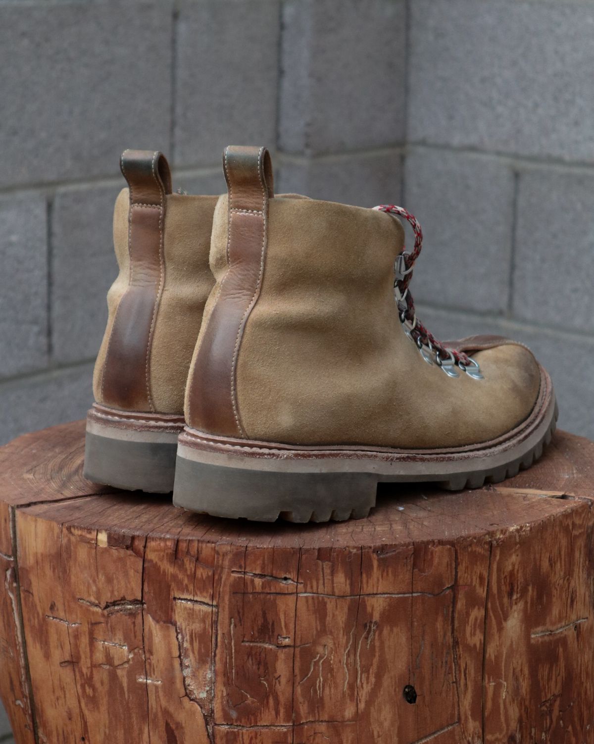 Photo by prospect_joe on December 4, 2024 of the Grenson Bobby in Light-Tan Suede & Ginger Nubuck.