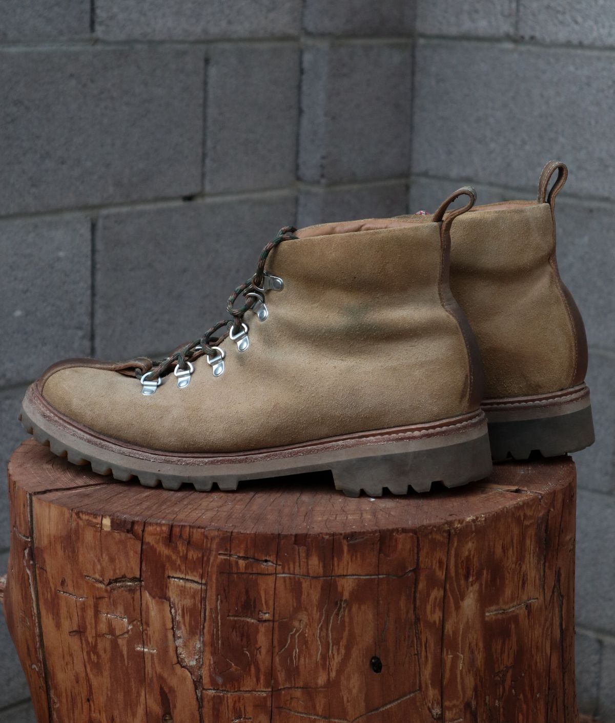 Photo by prospect_joe on December 4, 2024 of the Grenson Bobby in Light-Tan Suede & Ginger Nubuck.