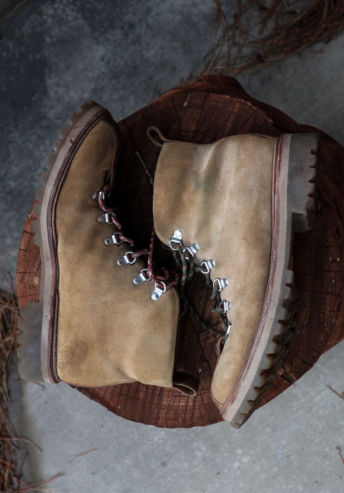 Photo by prospect_joe on December 4, 2024 of the Grenson Bobby in Light-Tan Suede & Ginger Nubuck.