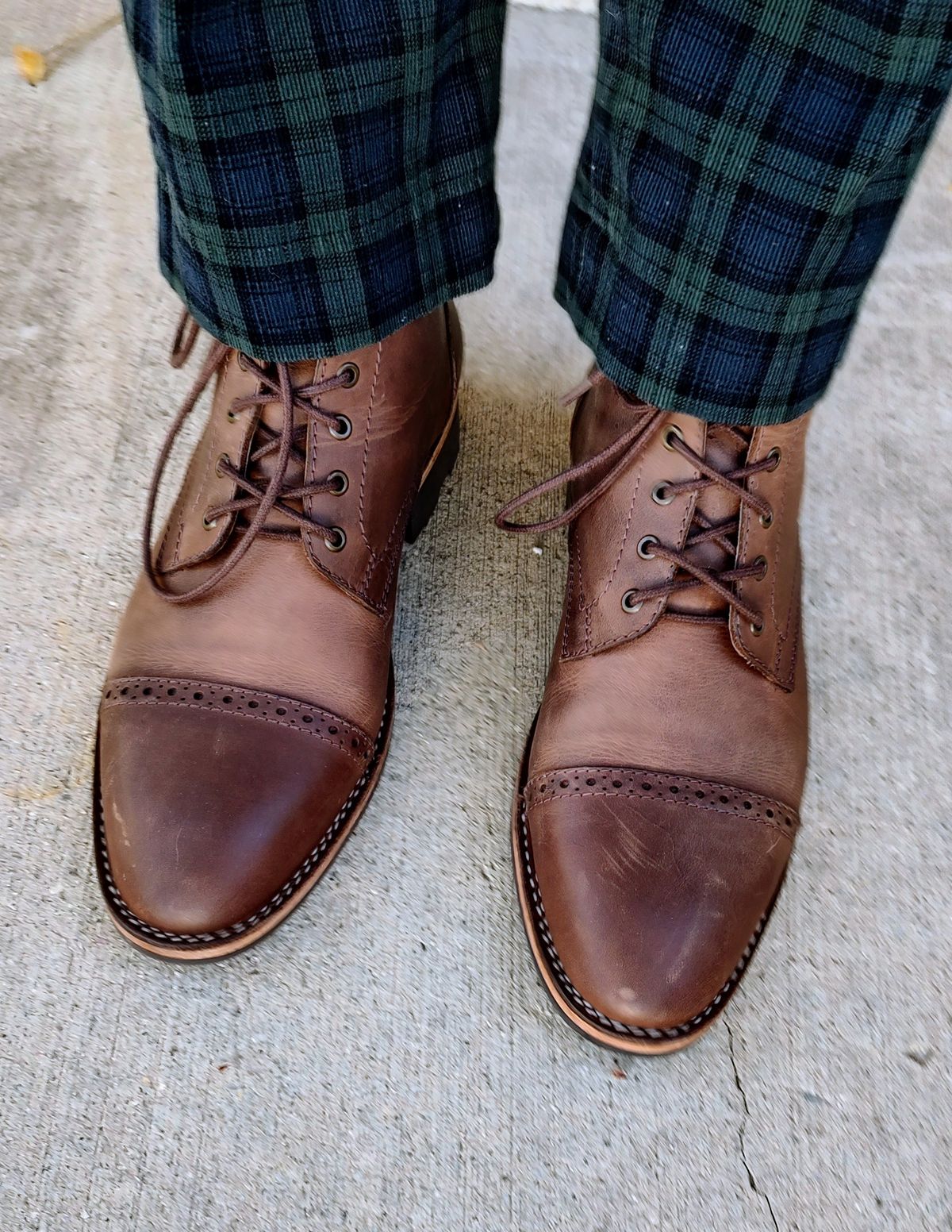 Photo by prospect_joe on October 2, 2022 of the Blkbrd Shoemaker Luchador Service Boot in Unknown Leather.