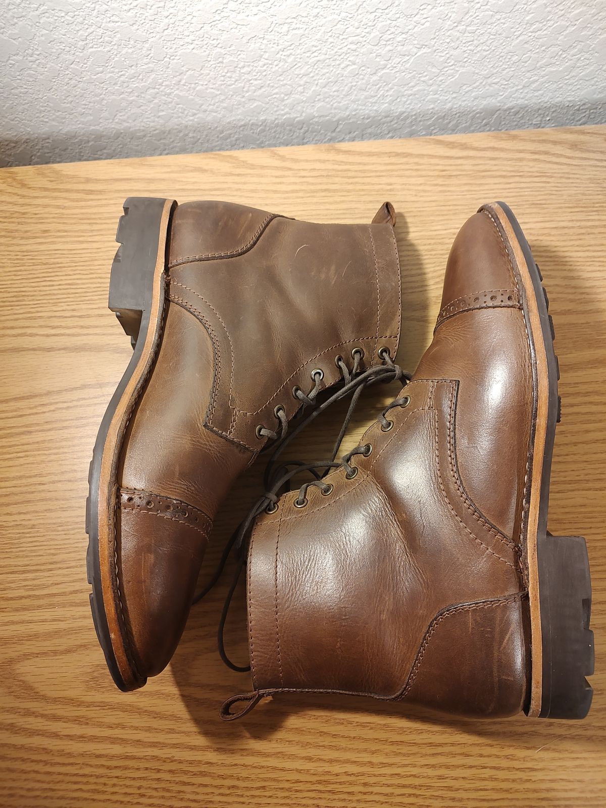 Photo by prospect_joe on November 1, 2022 of the Blkbrd Shoemaker Luchador Service Boot in Unknown Leather.