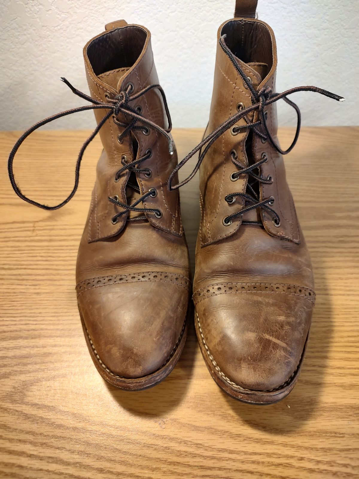 Photo by prospect_joe on January 2, 2023 of the Blkbrd Shoemaker Luchador Service Boot in Unknown Leather.