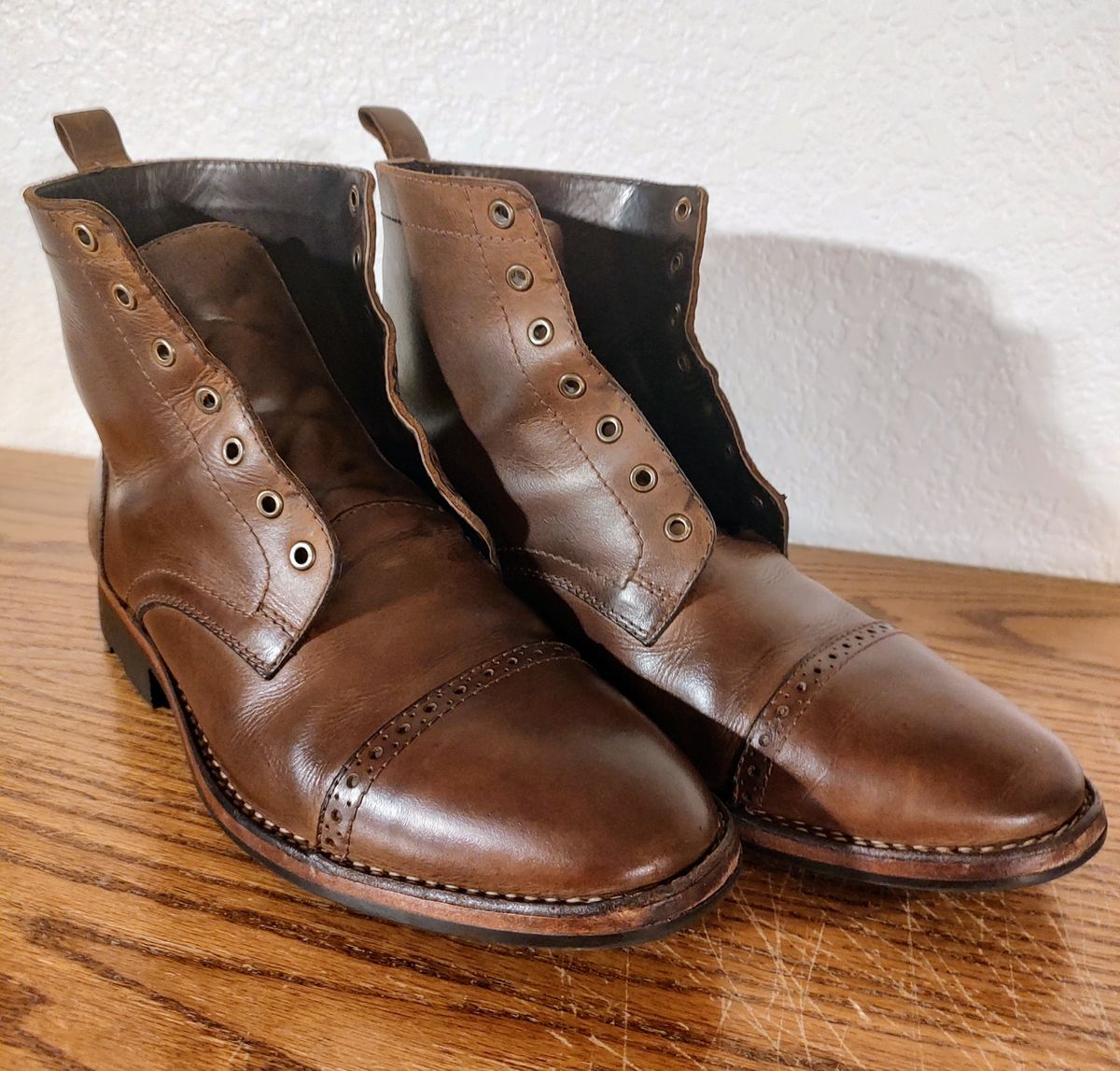 Photo by prospect_joe on February 17, 2023 of the Blkbrd Shoemaker Luchador Service Boot in Unknown Leather.