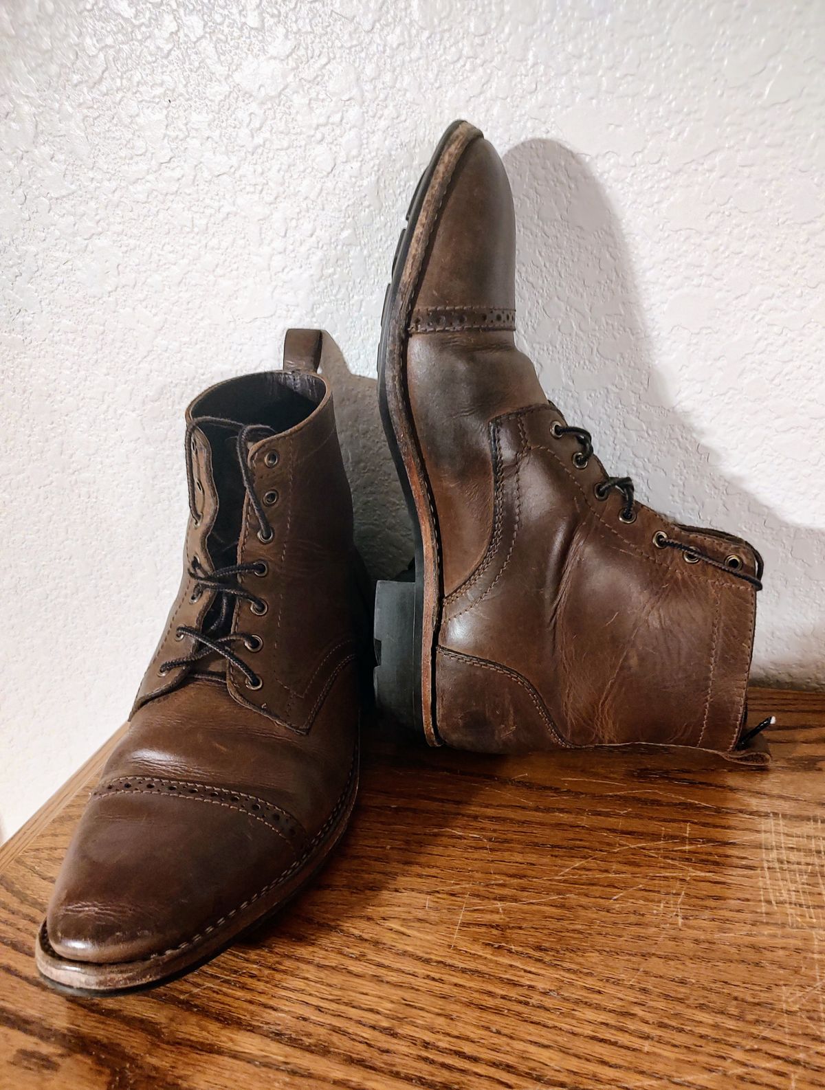 Photo by prospect_joe on April 2, 2023 of the Blkbrd Shoemaker Luchador Service Boot in Unknown Leather.