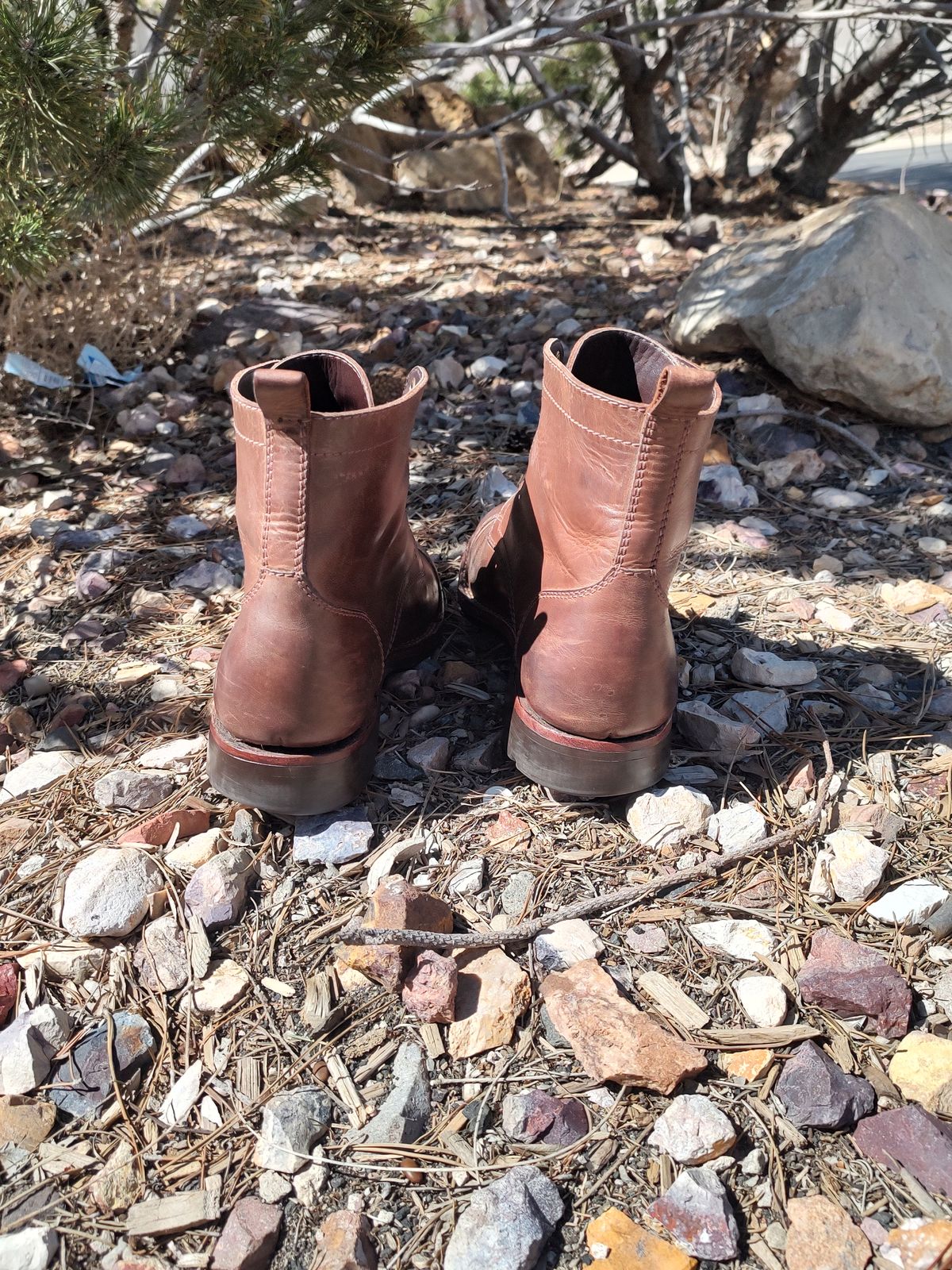 Photo by prospect_joe on April 2, 2023 of the Blkbrd Shoemaker Luchador Service Boot in Unknown Leather.