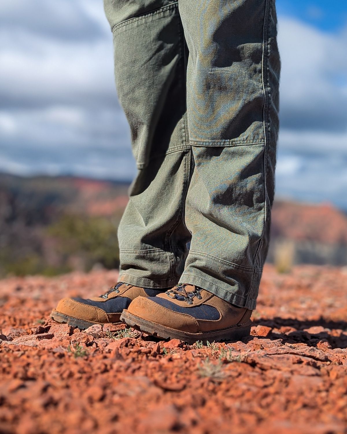 Photo by prospect_joe on May 6, 2026 of the Danner Cascade Crest in grizzly brown & ursa blue.