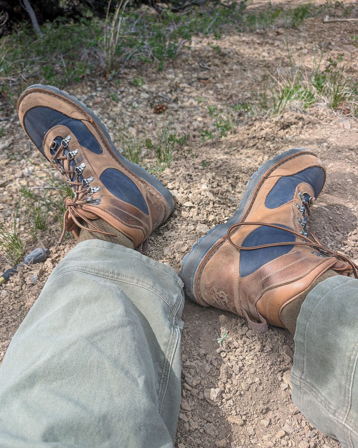 Photo by prospect_joe on May 13, 2026 of the Danner Cascade Crest in grizzly brown & ursa blue.
