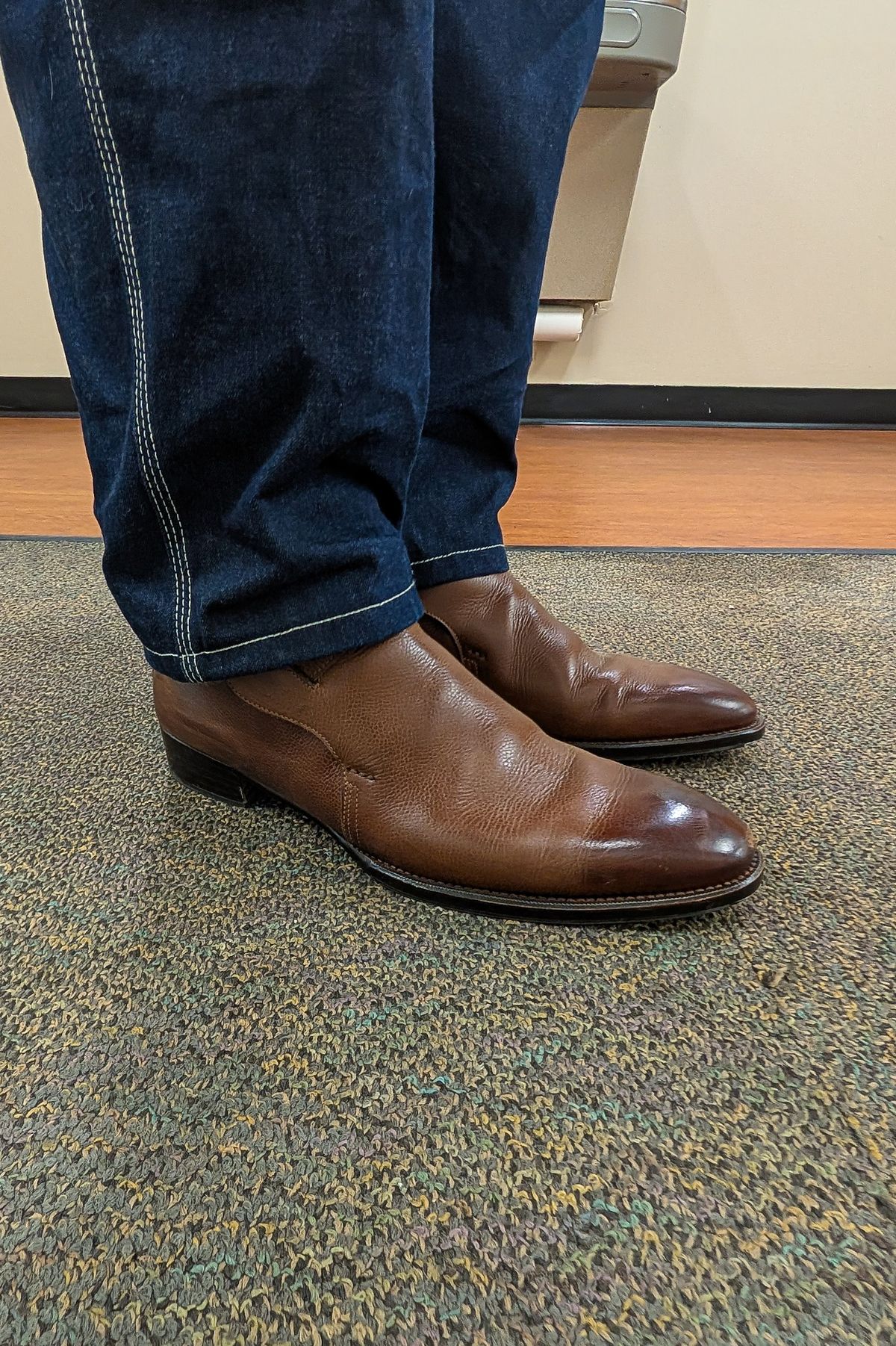 Photo by prospect_joe on September 6, 2025 of the K.M.P.T Shoemaker Jodhpur in Du Puy Brown Country Calf.