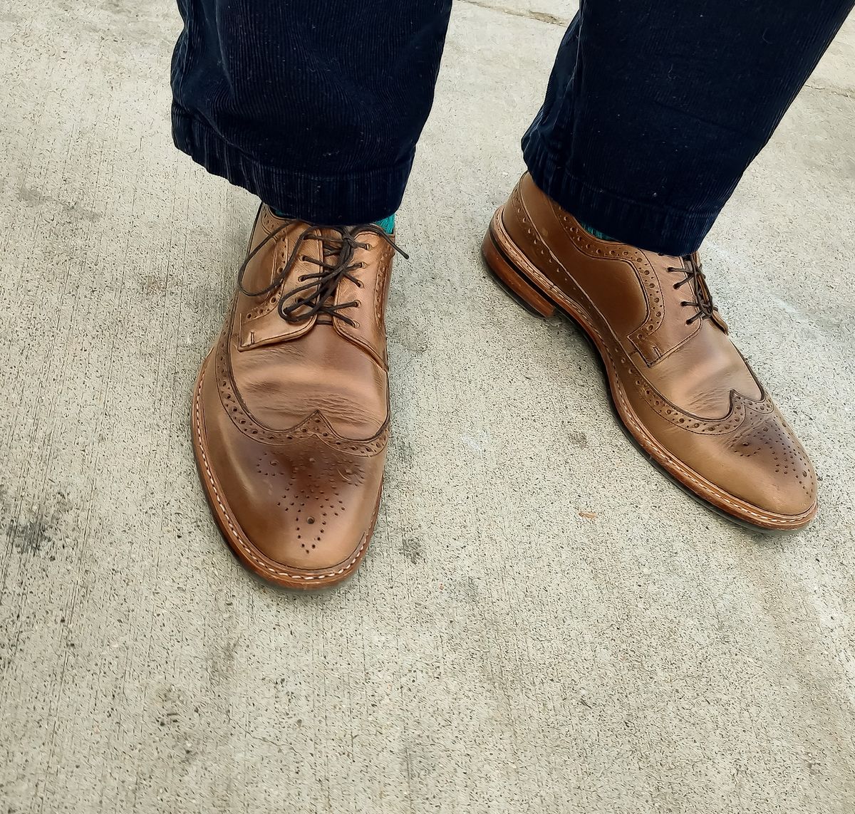 Photo by prospect_joe on May 10, 2023 of the Blkbrd Shoemaker Unlisted Model in Horween Natural Chromexcel.